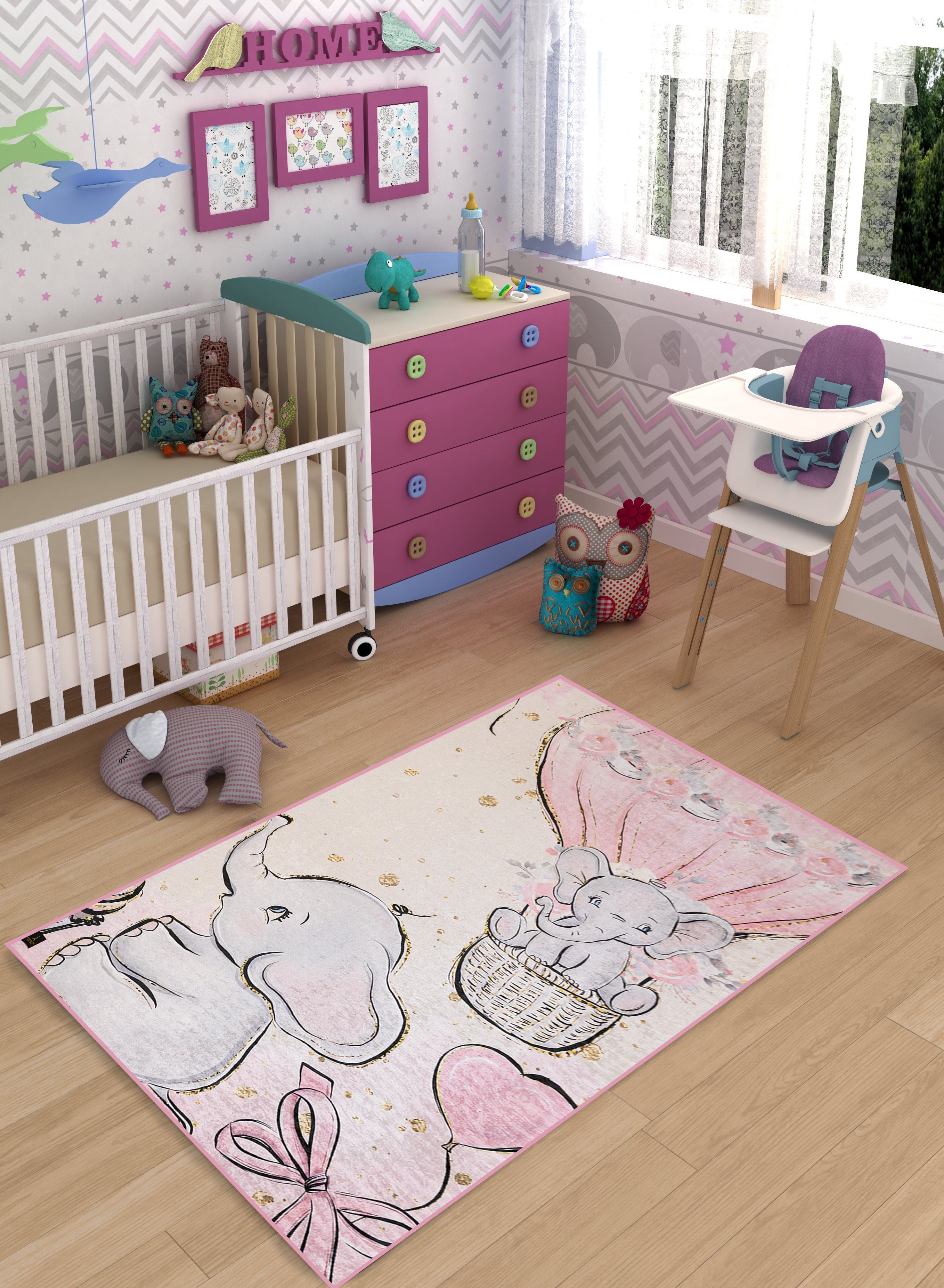 Baby Elephant Kids Digital Carpet