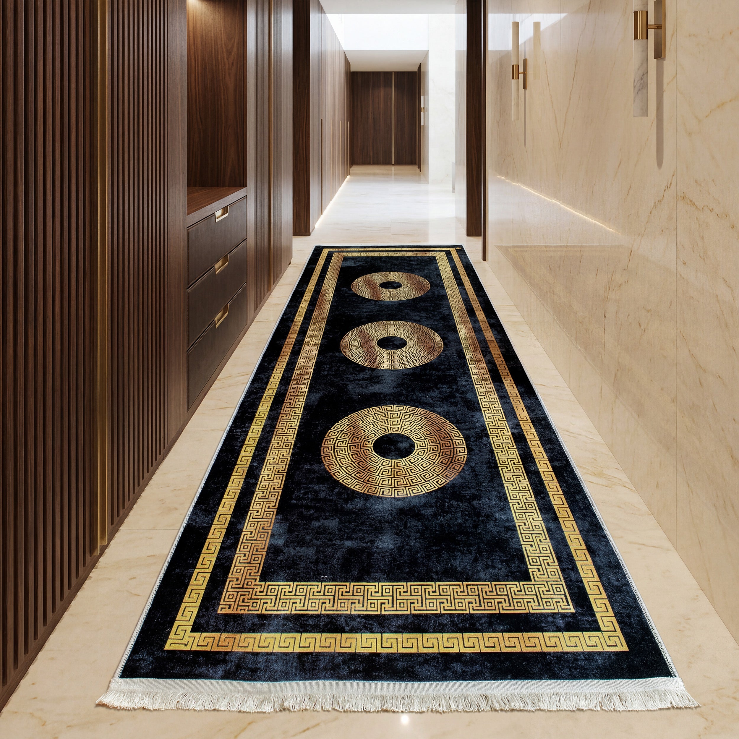 Circle MetaMat digital corridor carpet