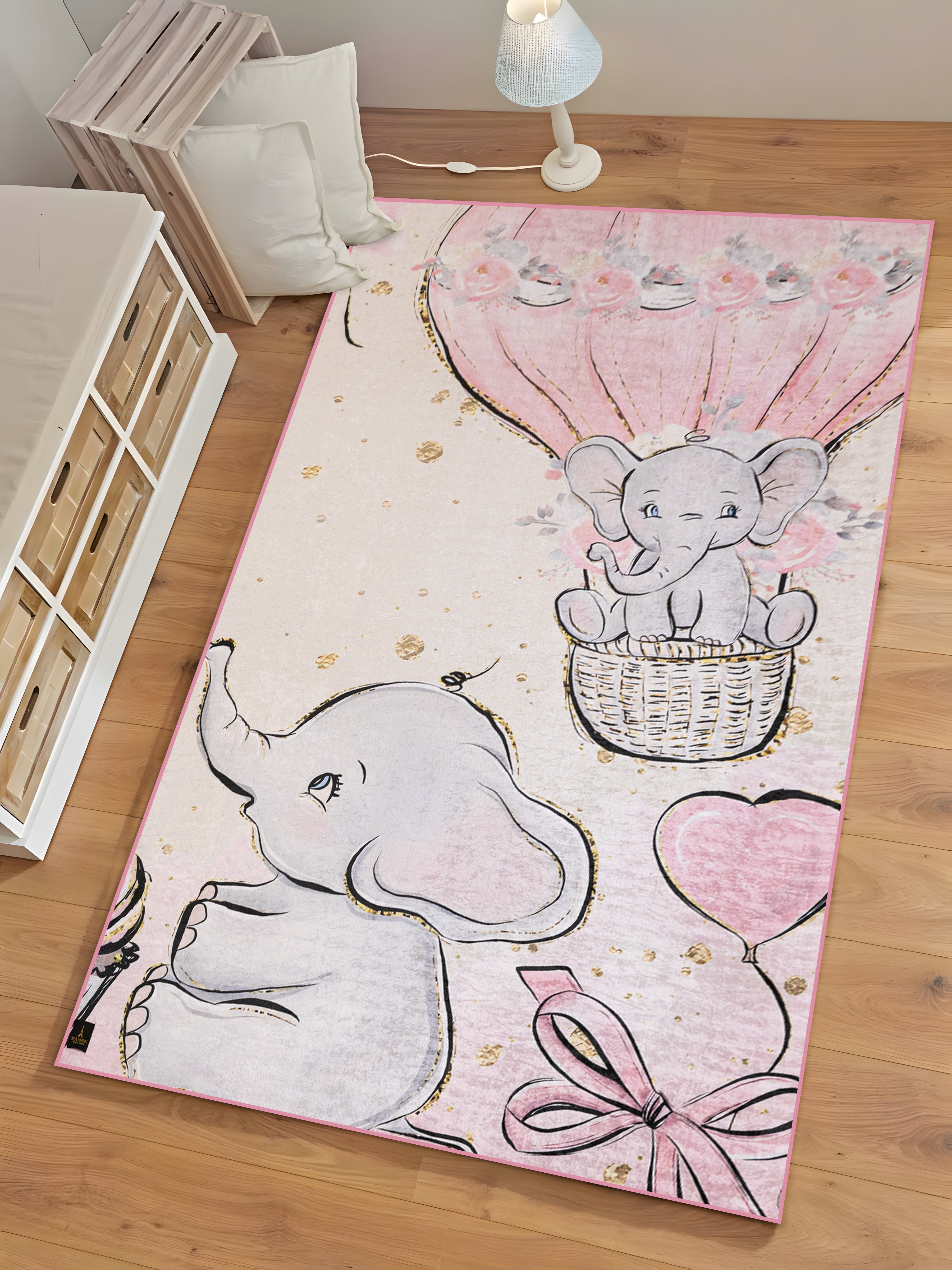 Baby Elephant Kids Digital Carpet