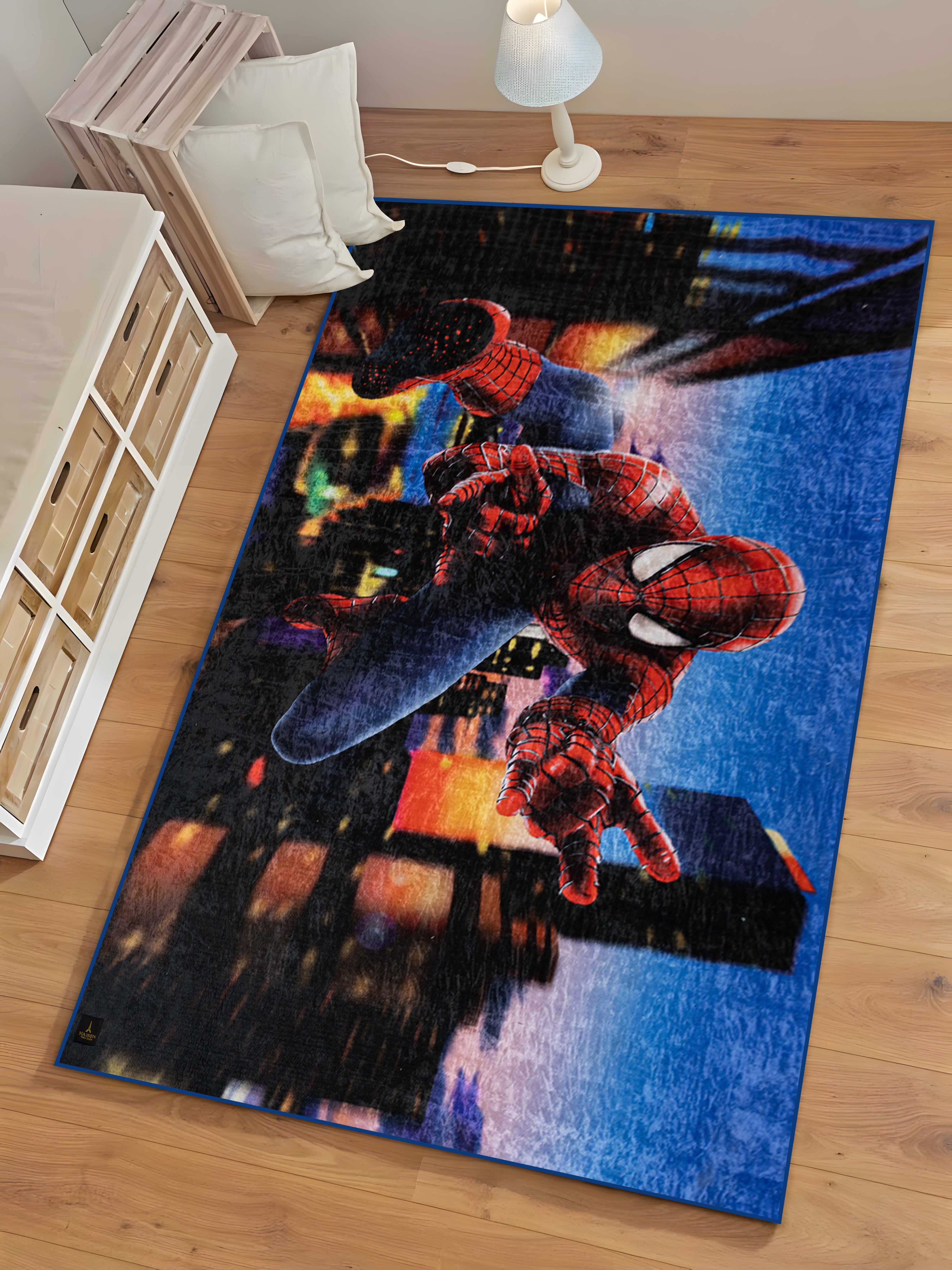 Spider-Man Night Kids Digital Carpet