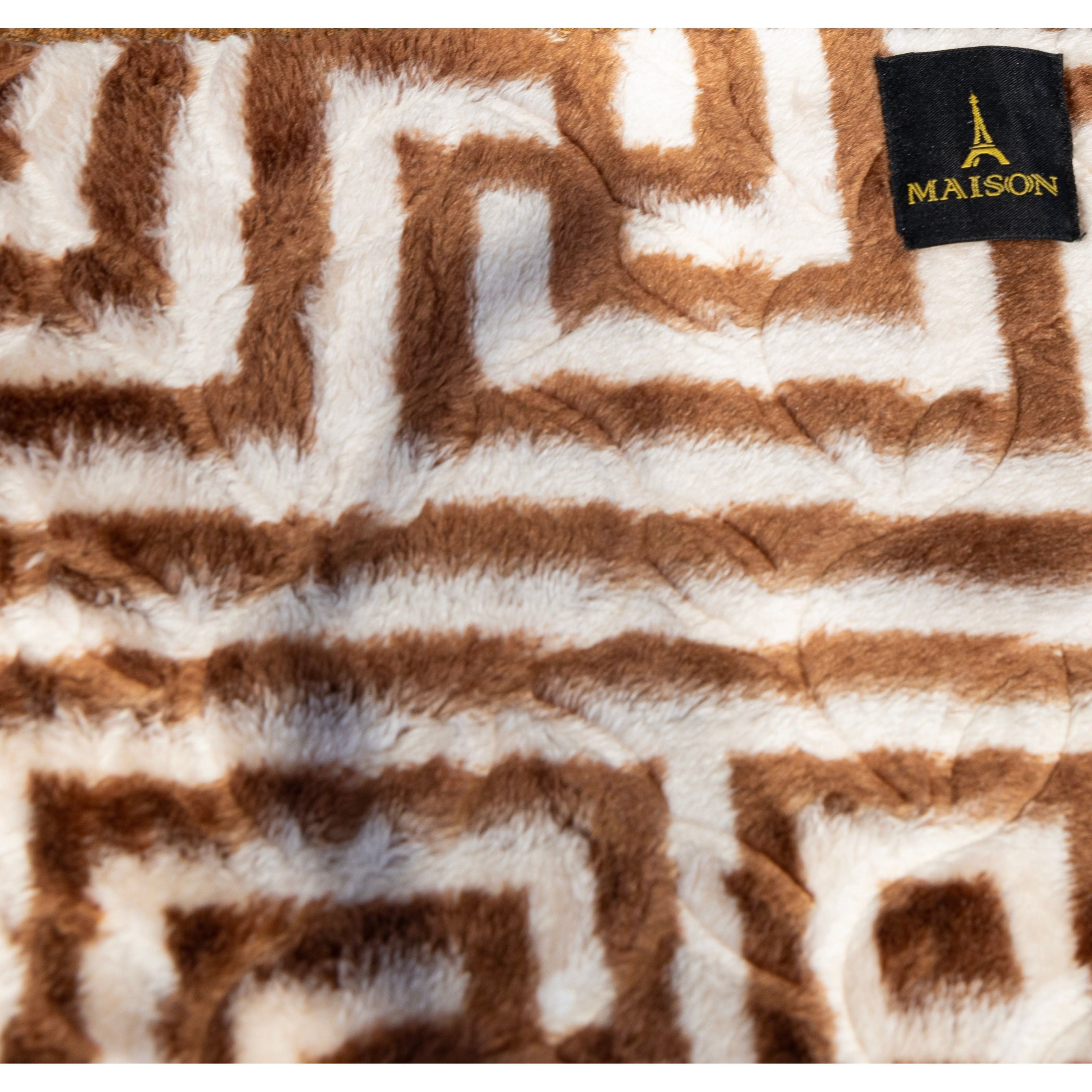 printed french design blanket