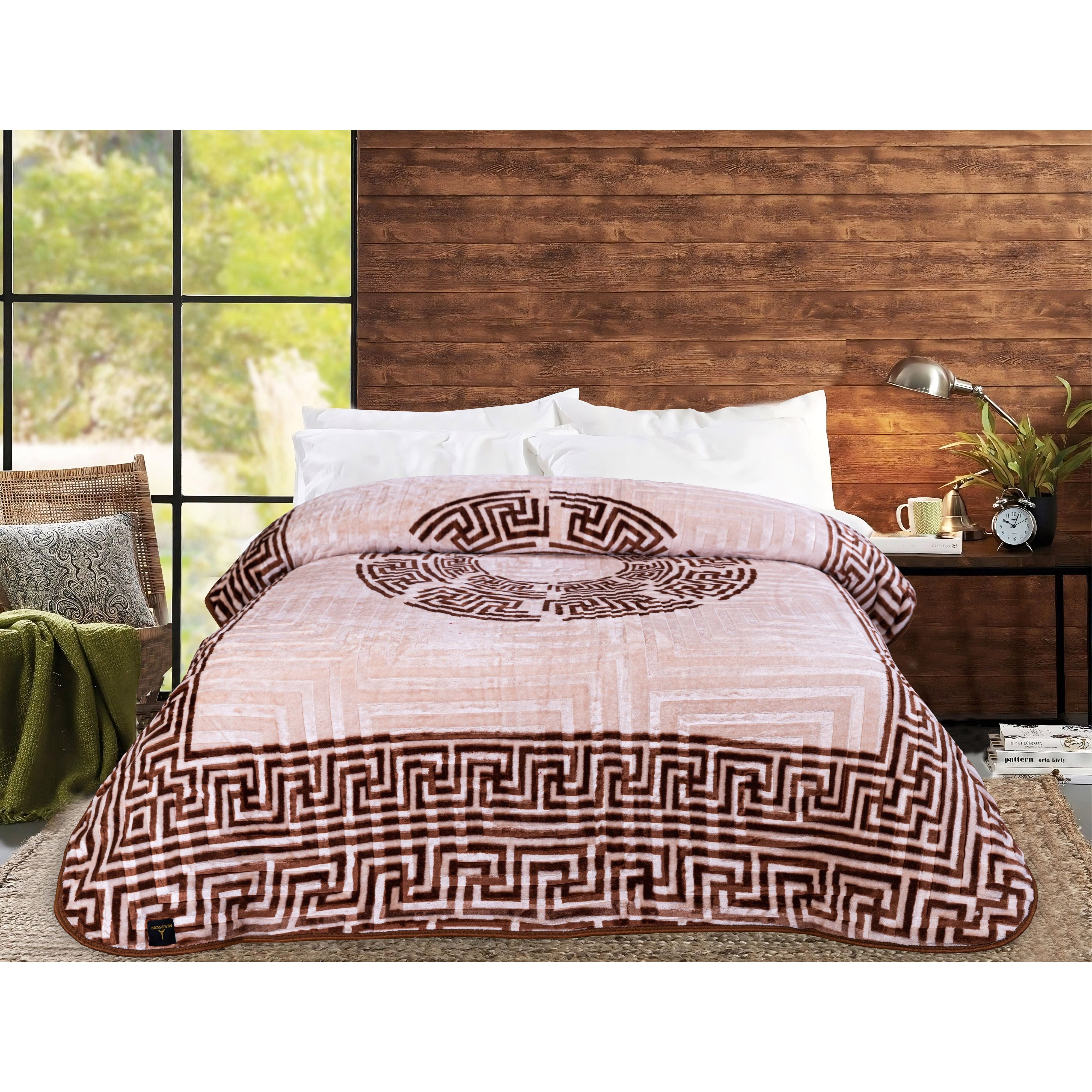 printed french design blanket