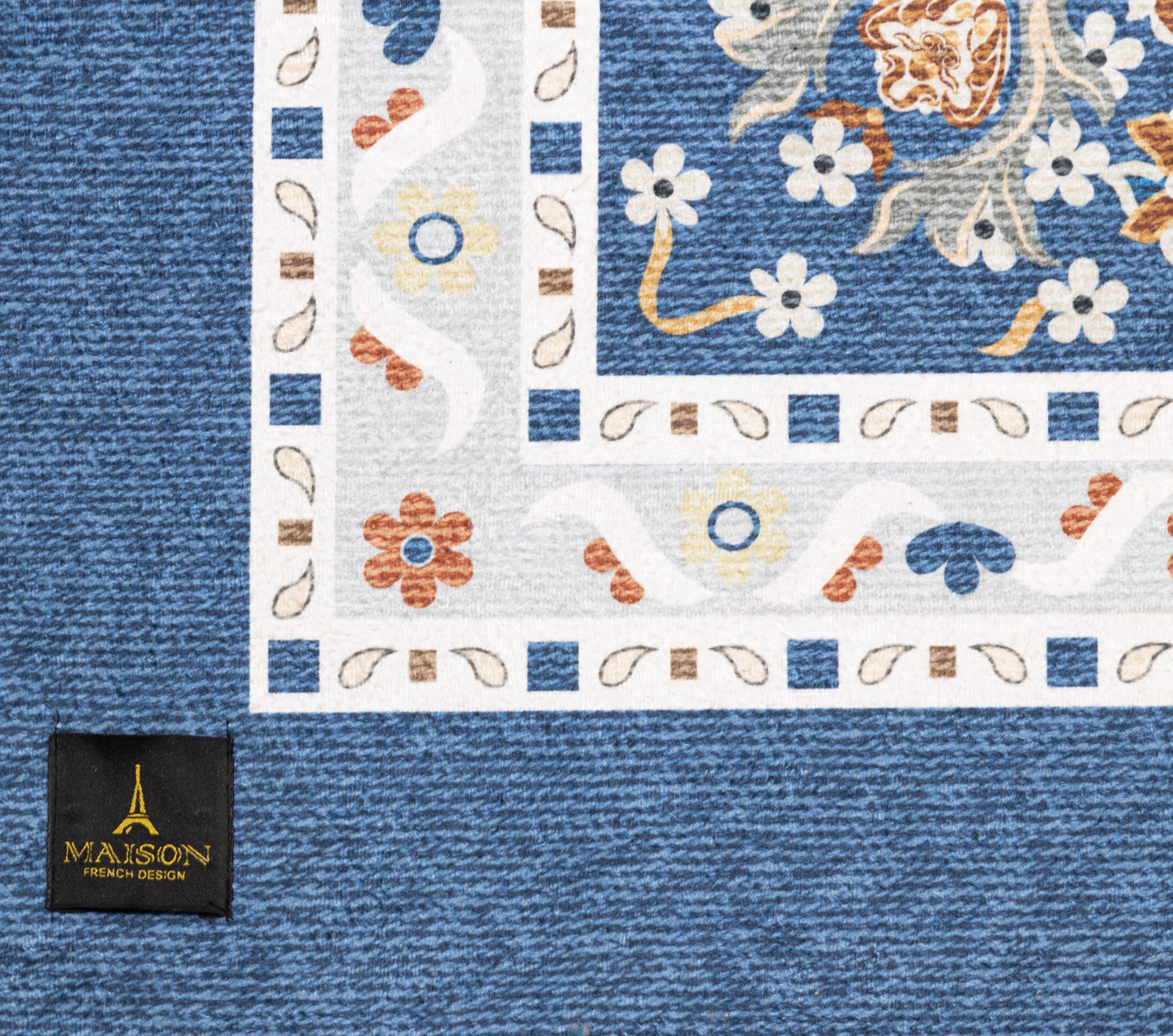 Victoria Blue digital corridor carpet