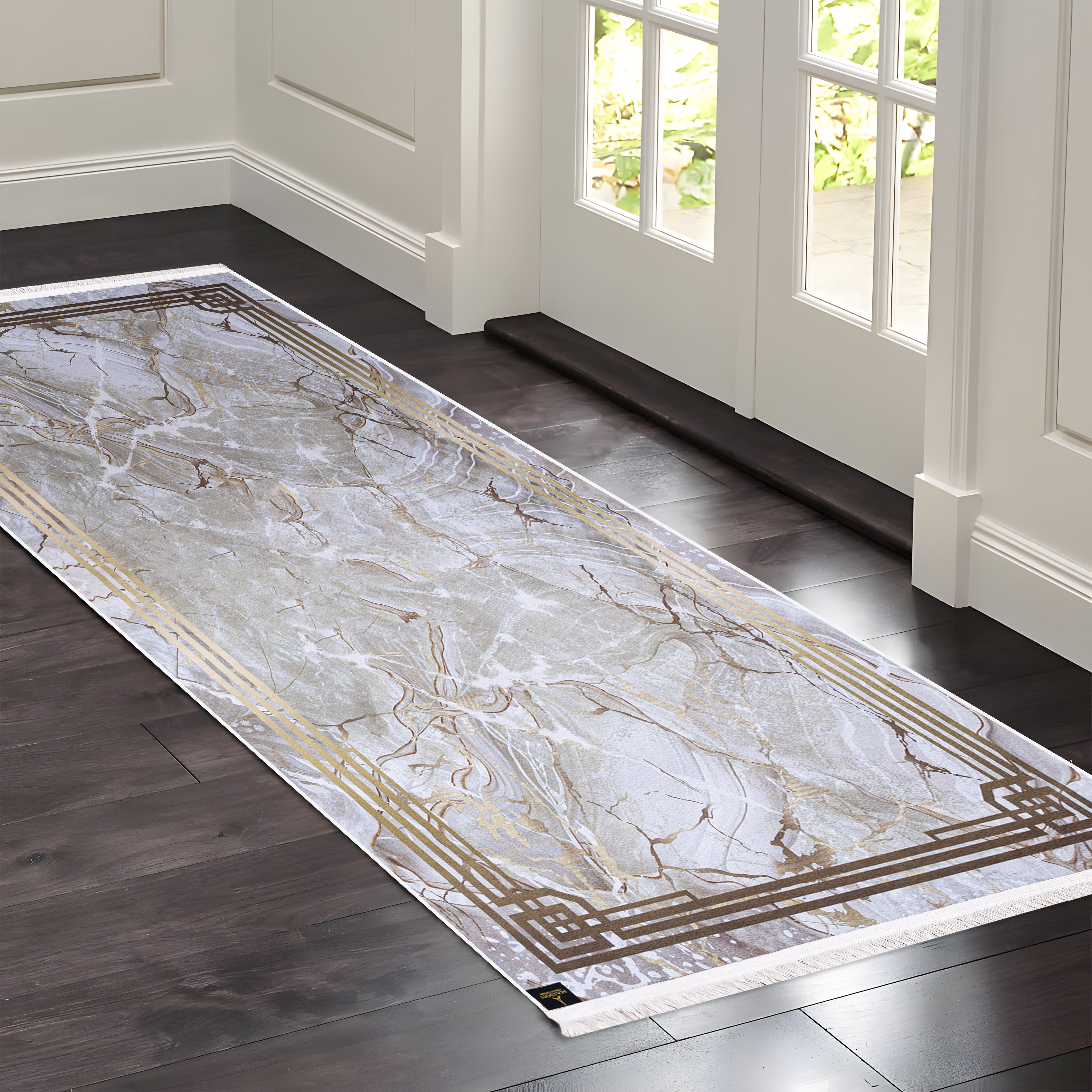 Golden Square Digital corridor carpet