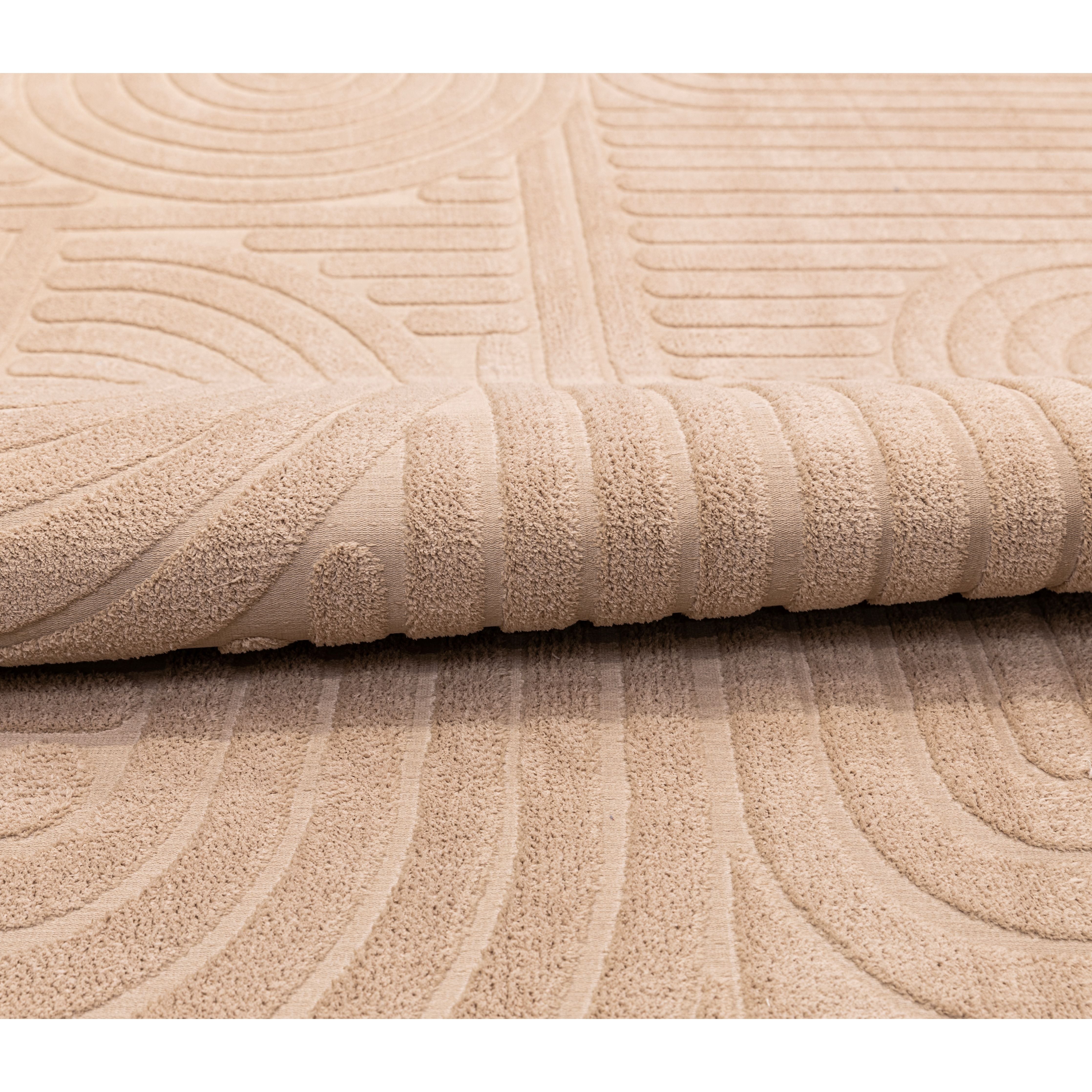 Elite Jacquard Carpet Modern Pattern (Beige)