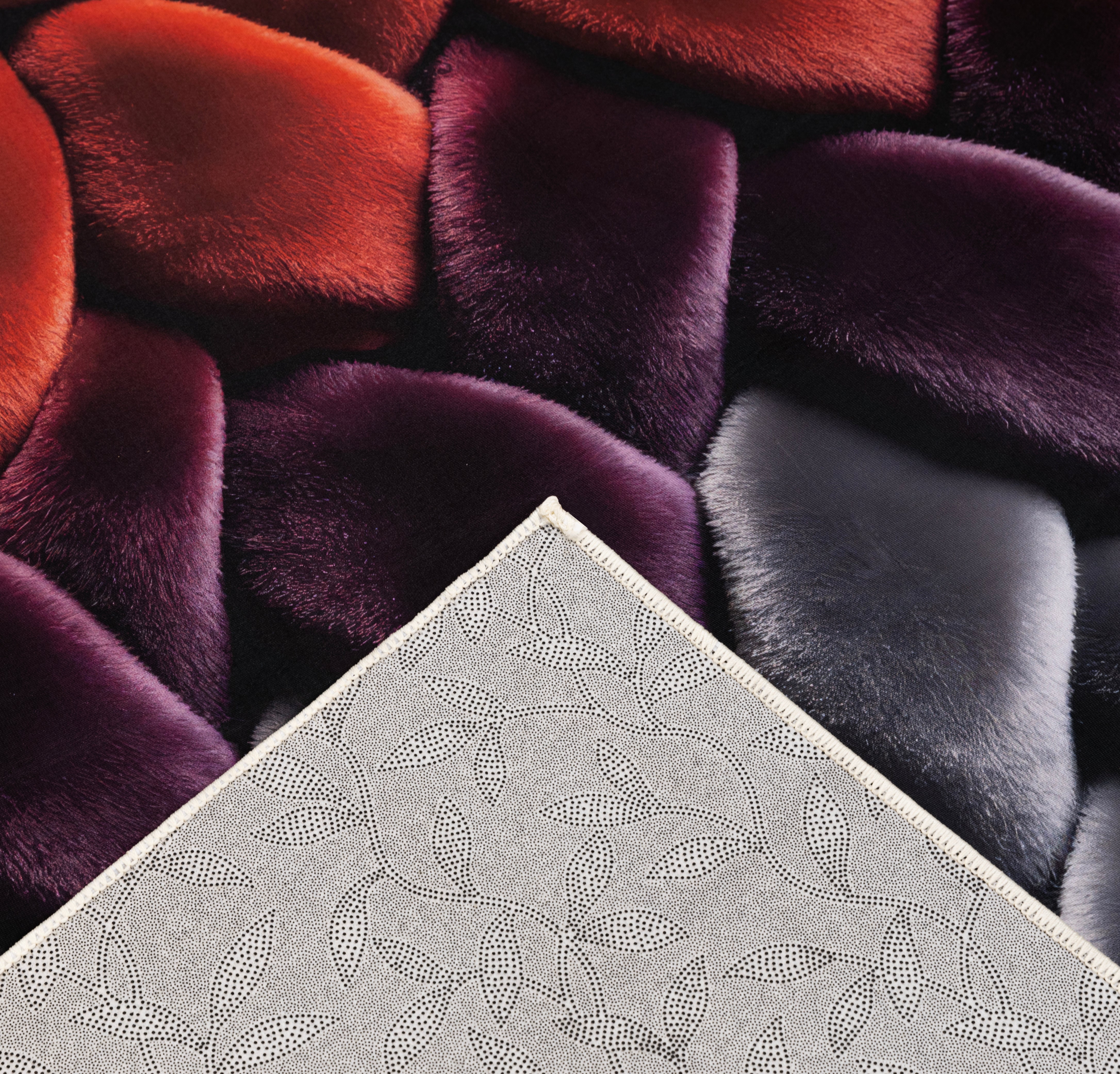 Ribbon Weave - (Colorful) 7D Digital Carpet Printed