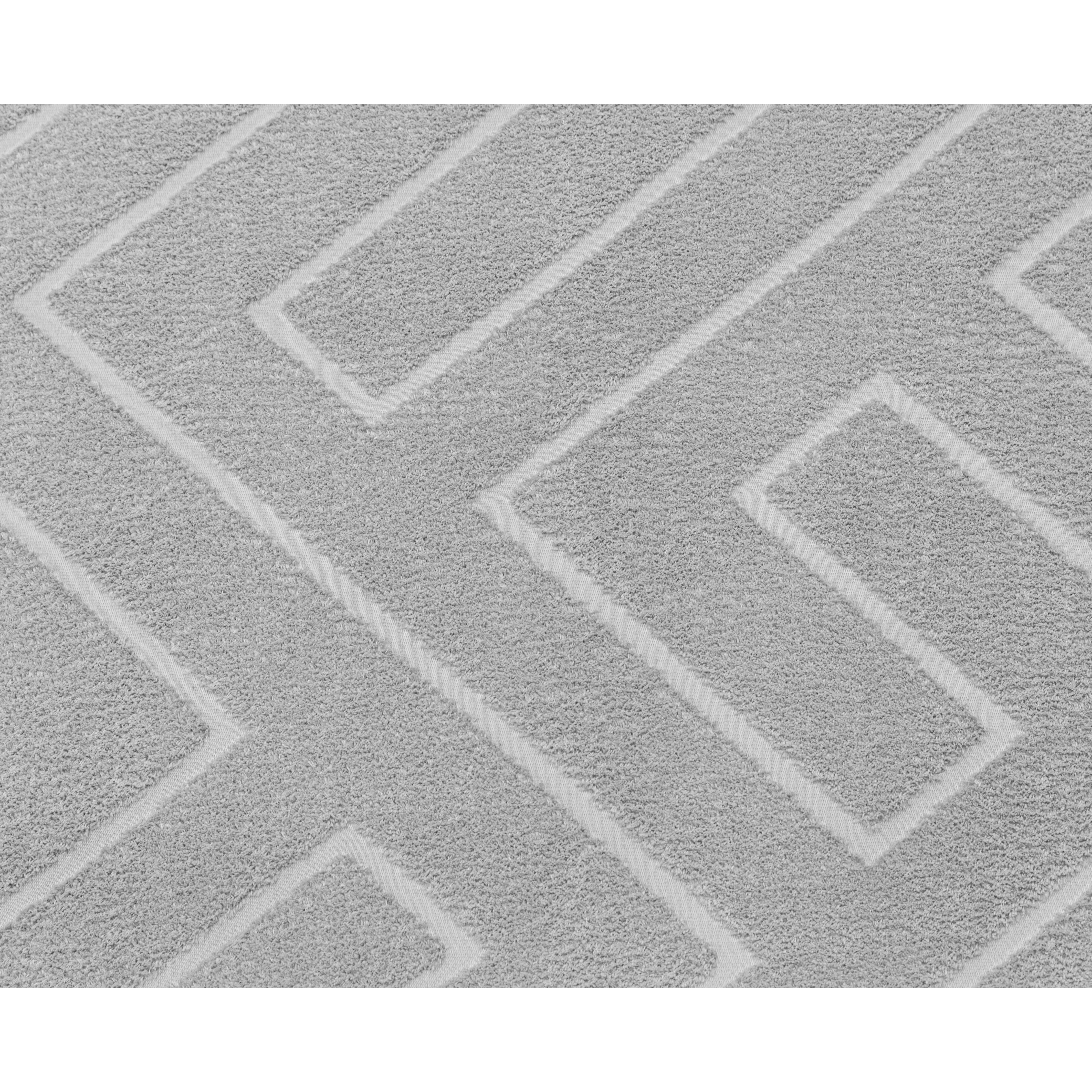Elite Jacquard Carpet Geometric Pattern (Gray)