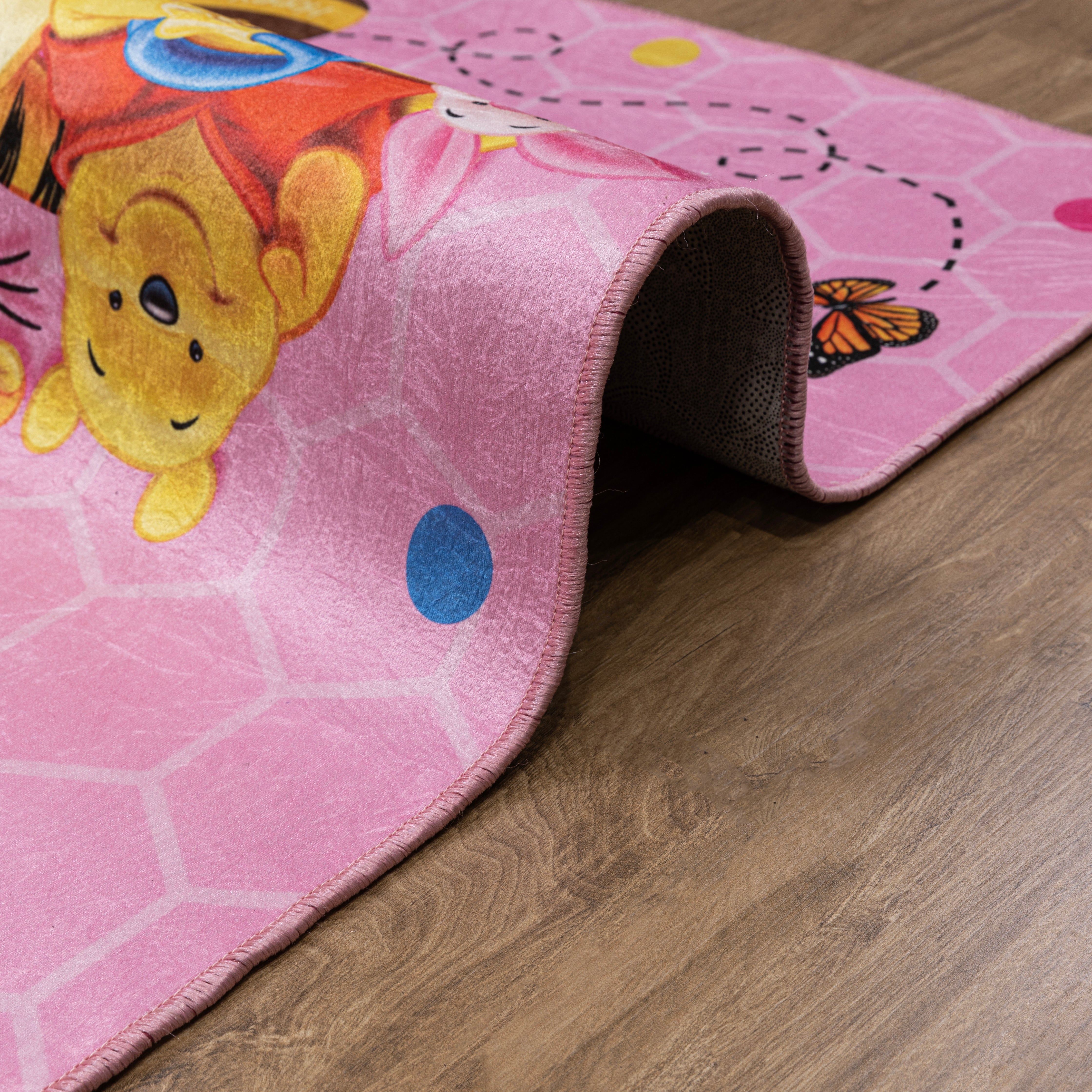 Pink Pooh Kids Digital Carpet