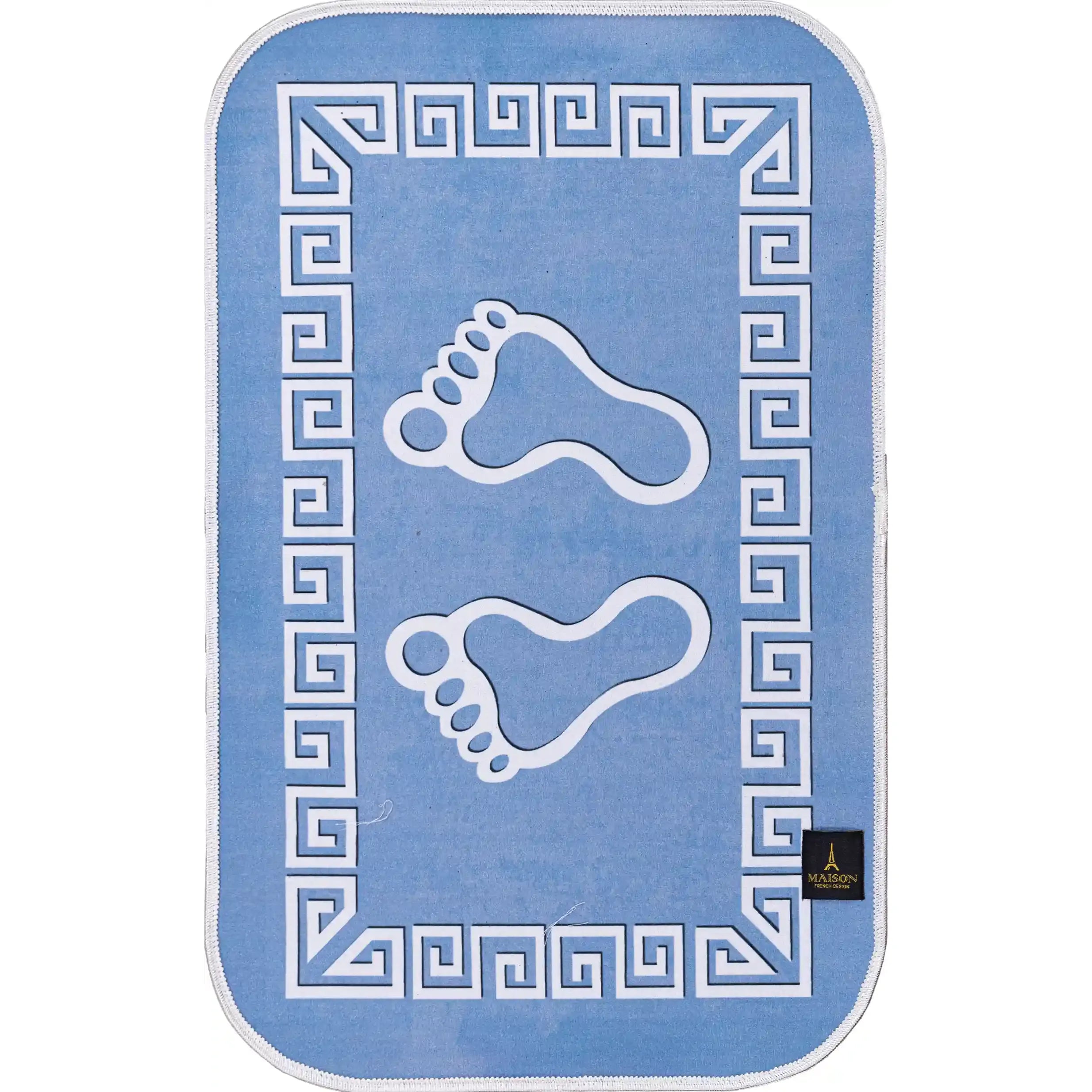 3d digital bathroom mat non