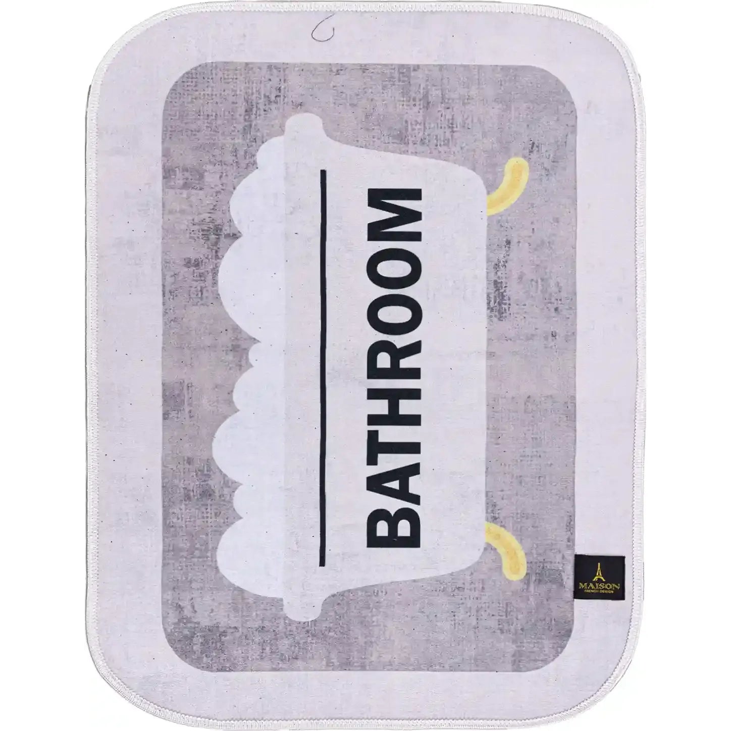 3d digital bathroom mat set
