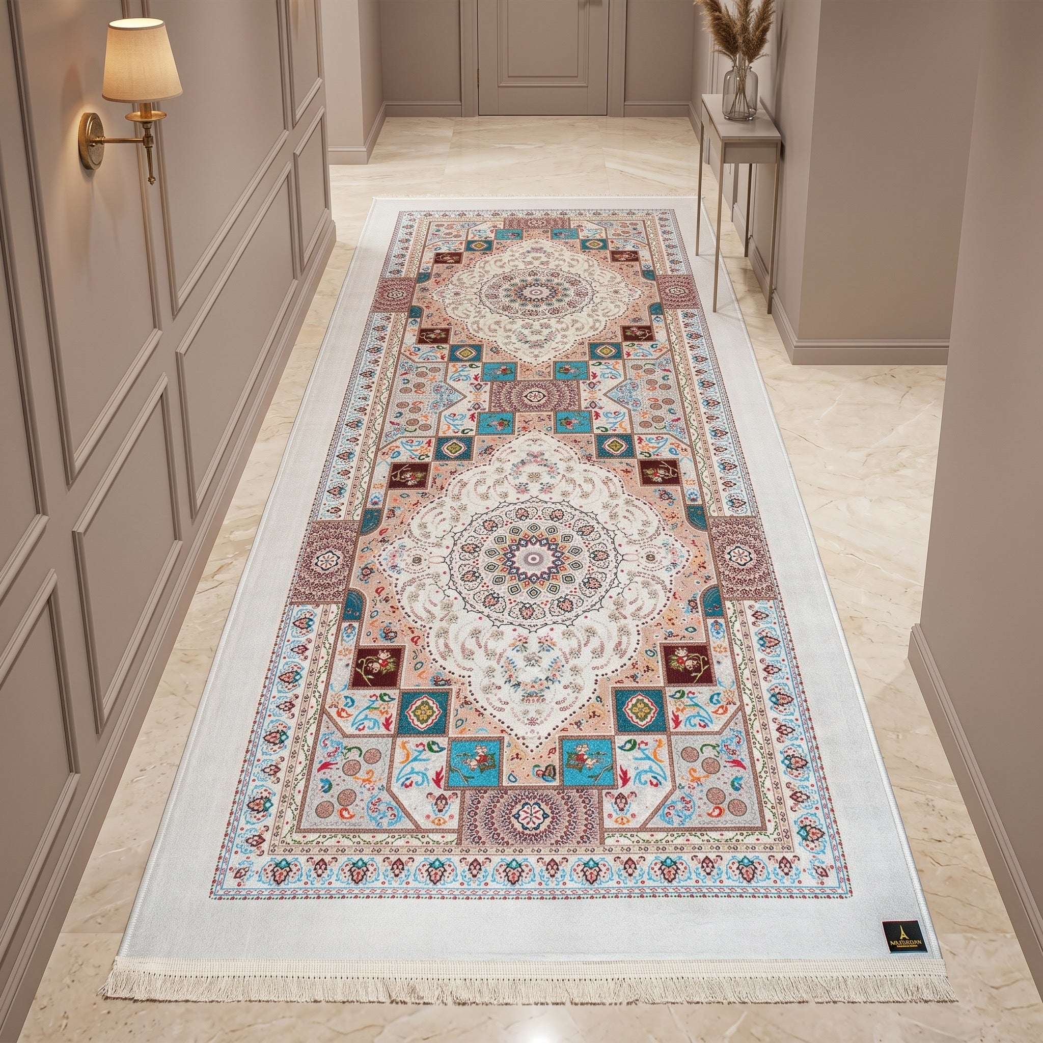 CyberSilk - (Squares) corridor carpet