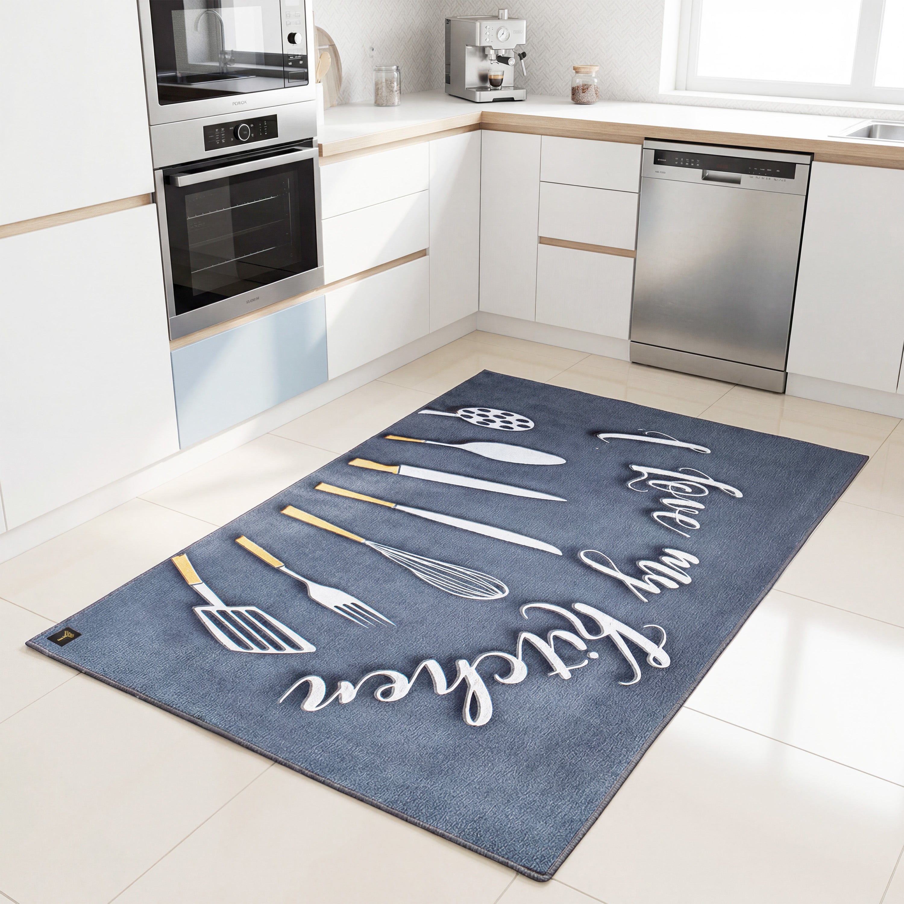 Cooking Zone Digital Kitchen Mat 3D Print