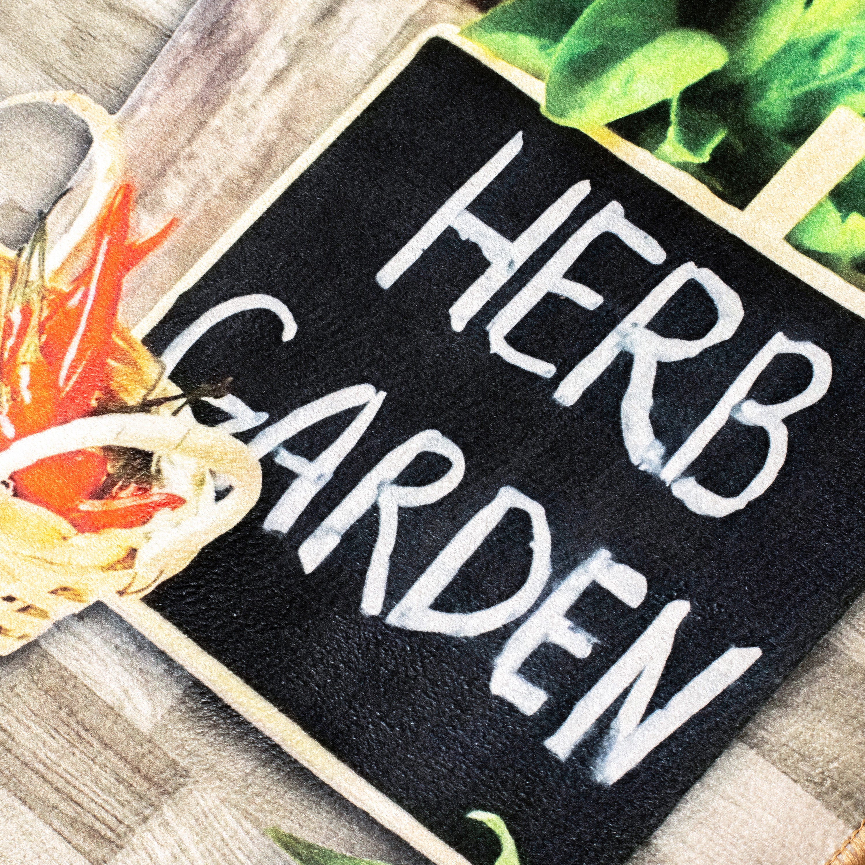 Fresh Herbs Digital Kitchen Mat 3D Print