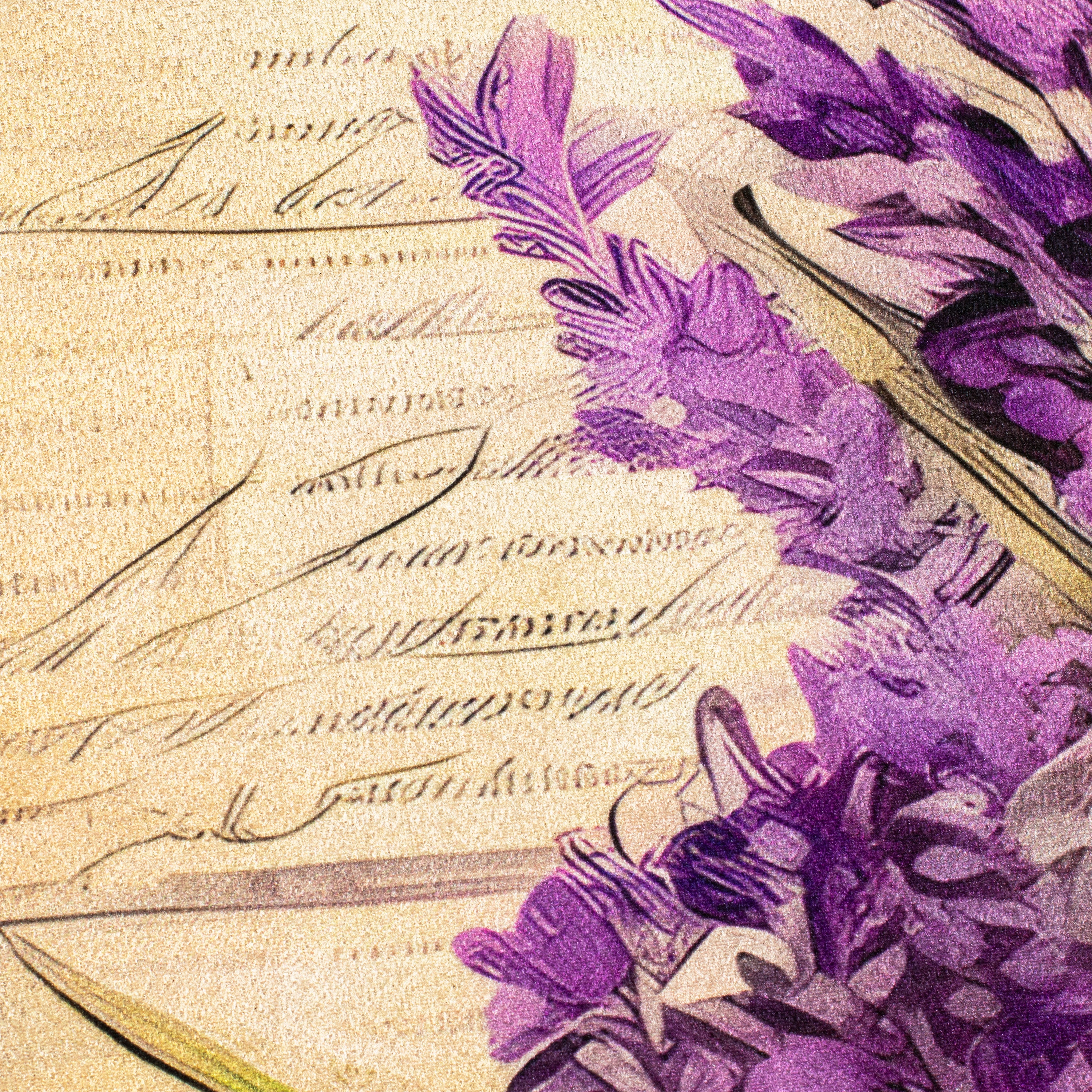 Lavender Digital Kitchen Mat 3D Print
