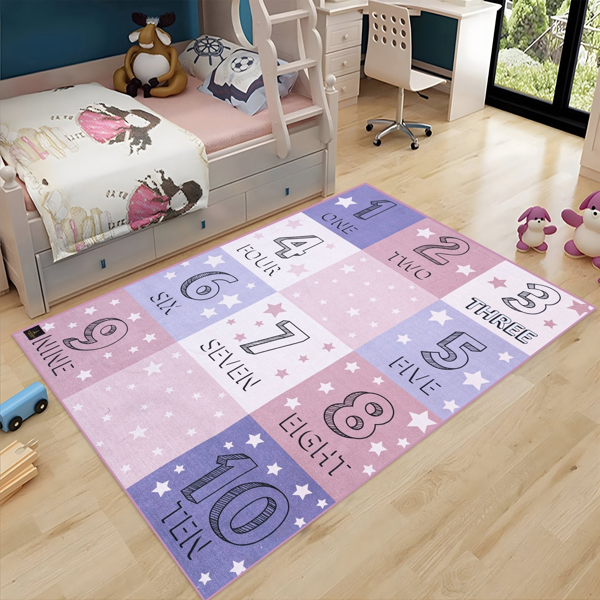 Counting Stars 3d kids carpet