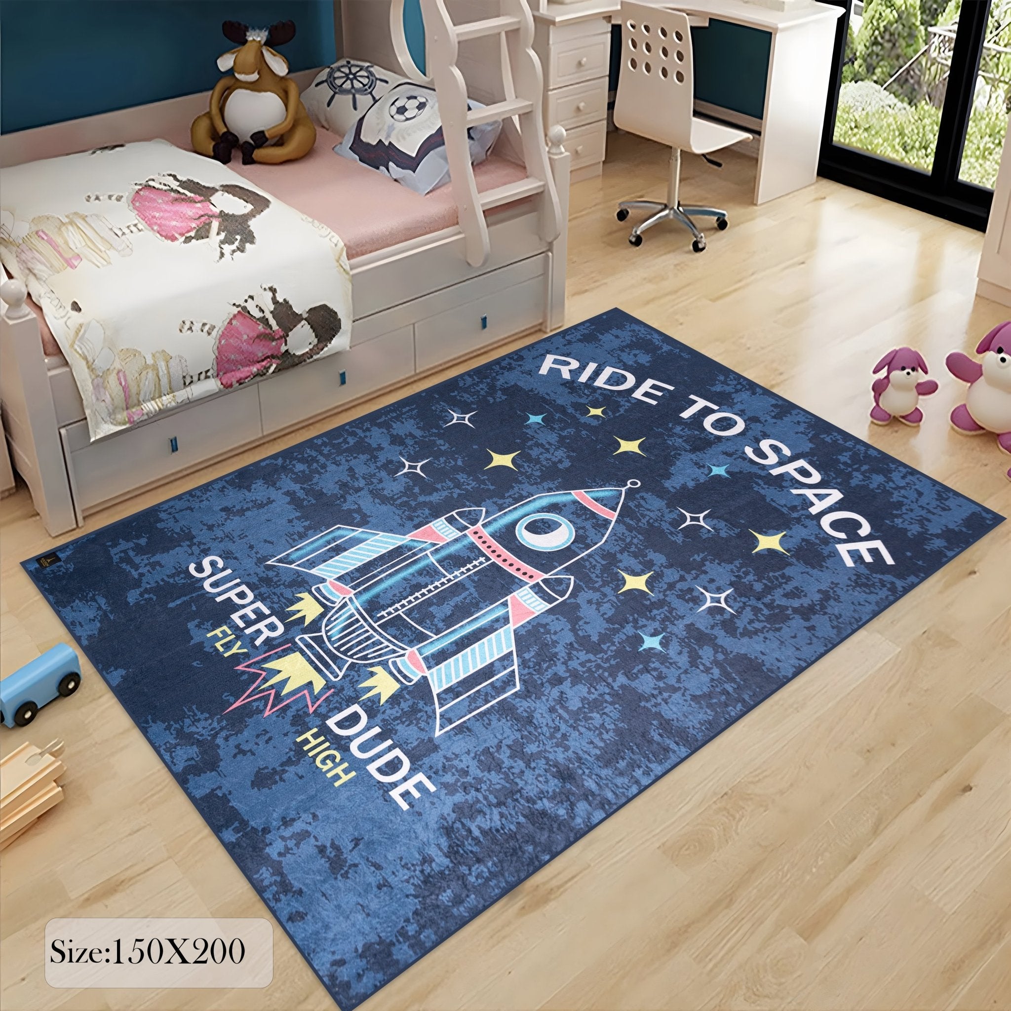 Space Kids Kids Digital Carpet