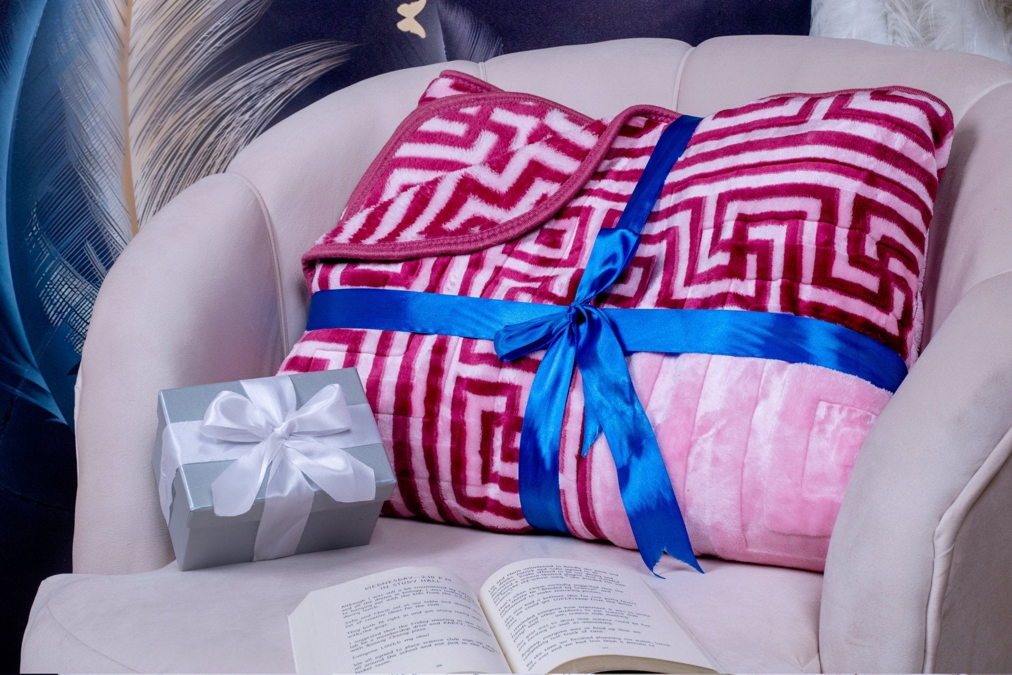 Blanket Printed French Design (Cashmere)