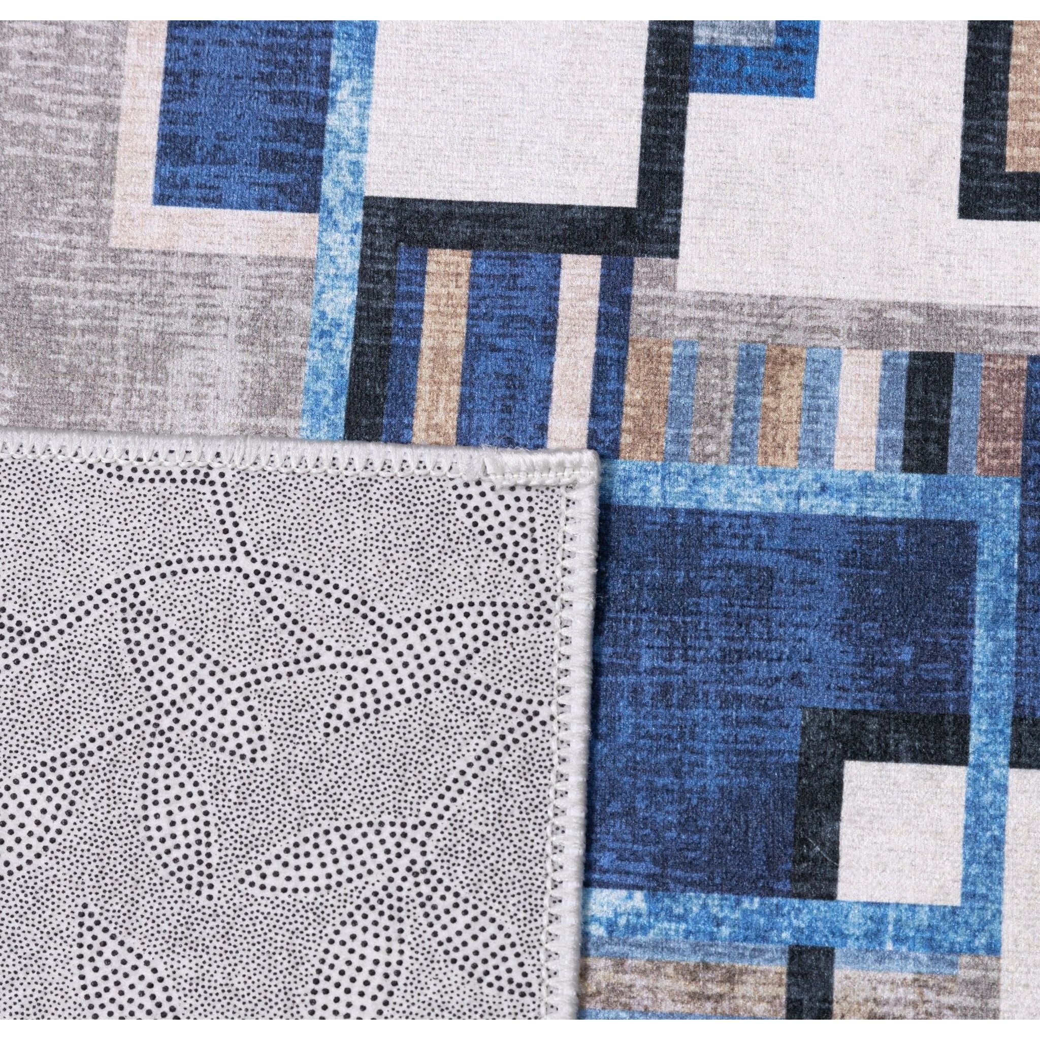 blue harmony door mat non slip