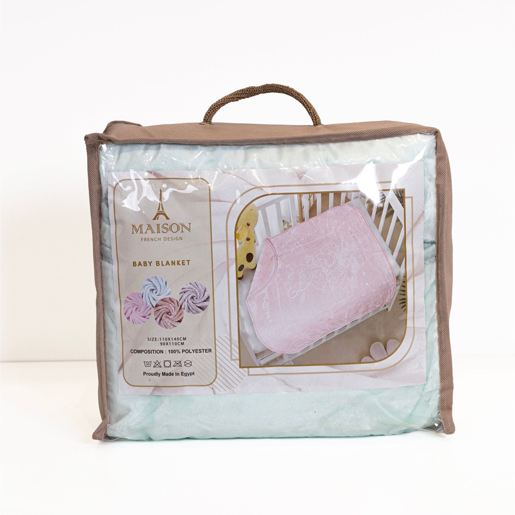 cozynest baby blanket mint