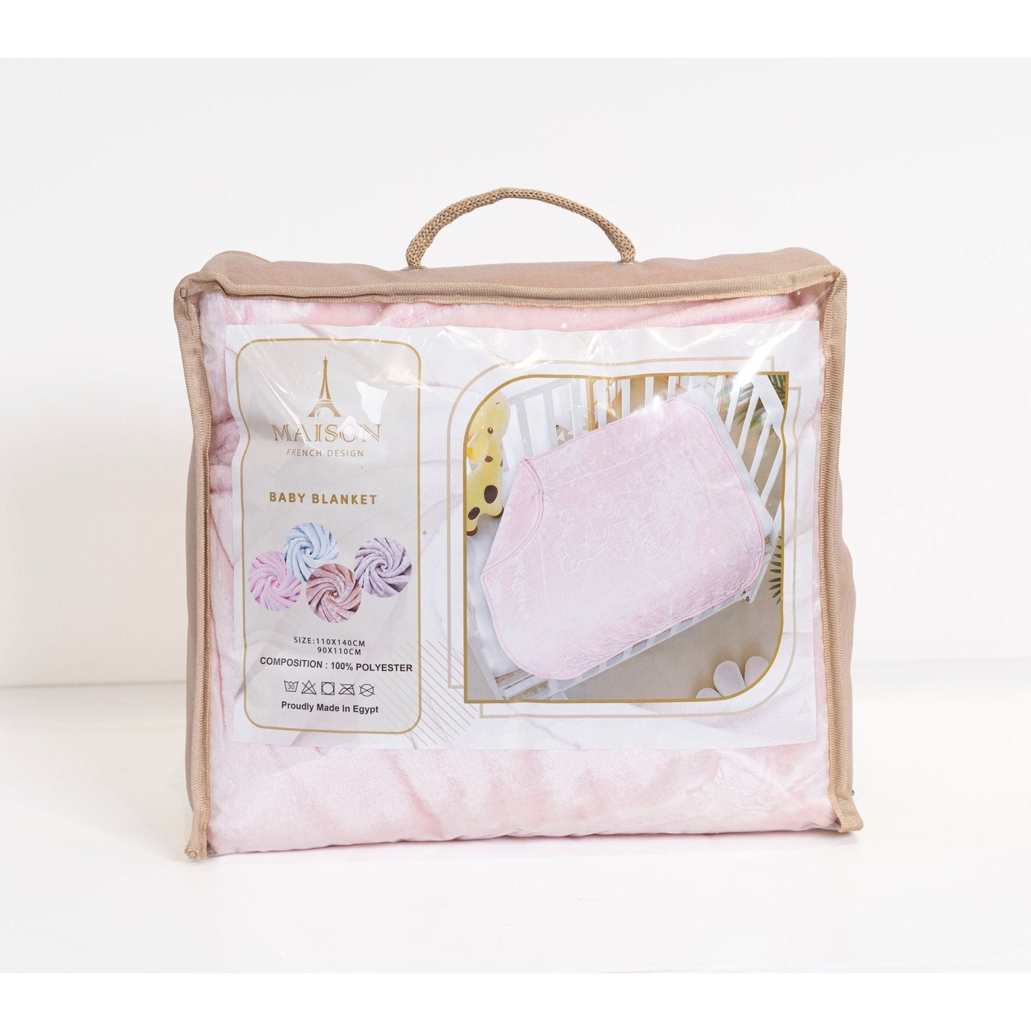 cozynest baby blanket pink