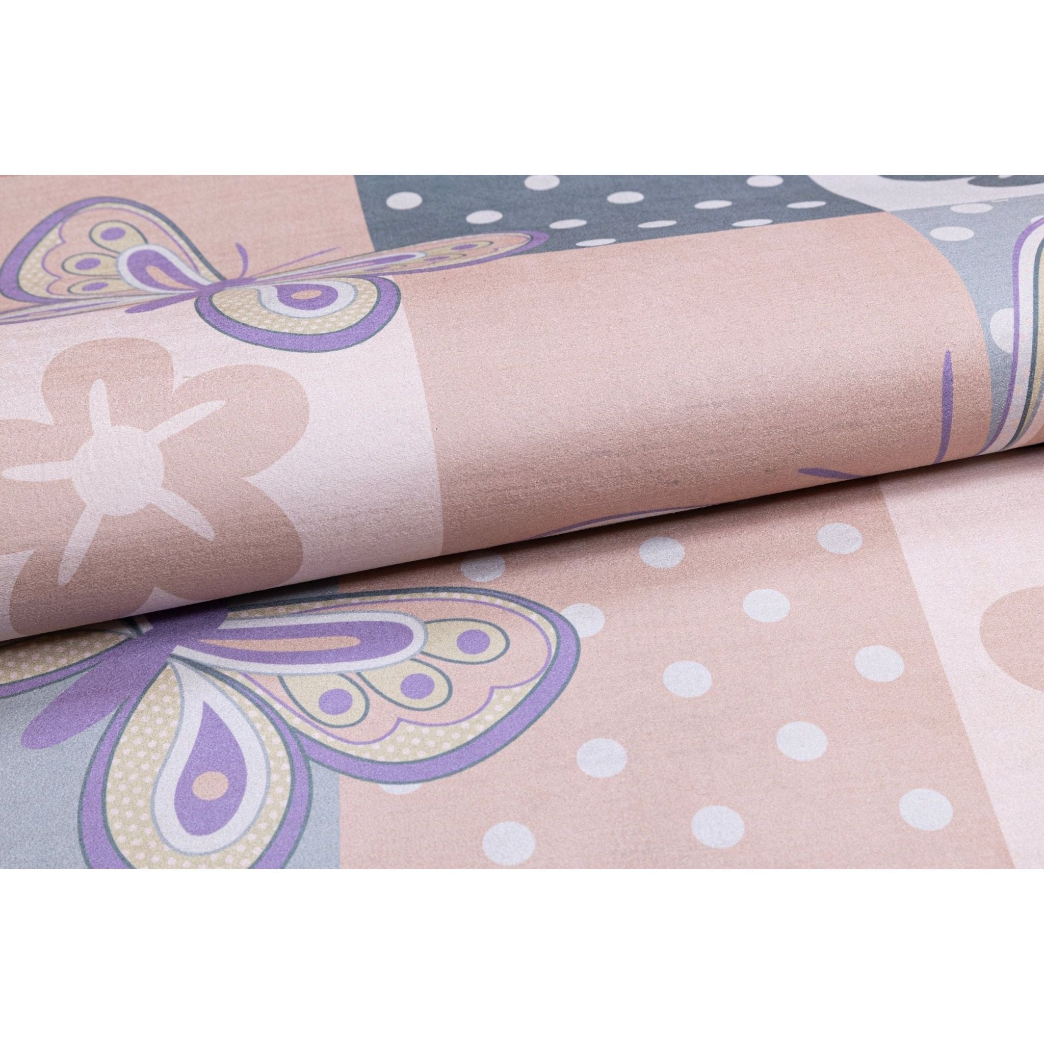 butterflies and flowers rug