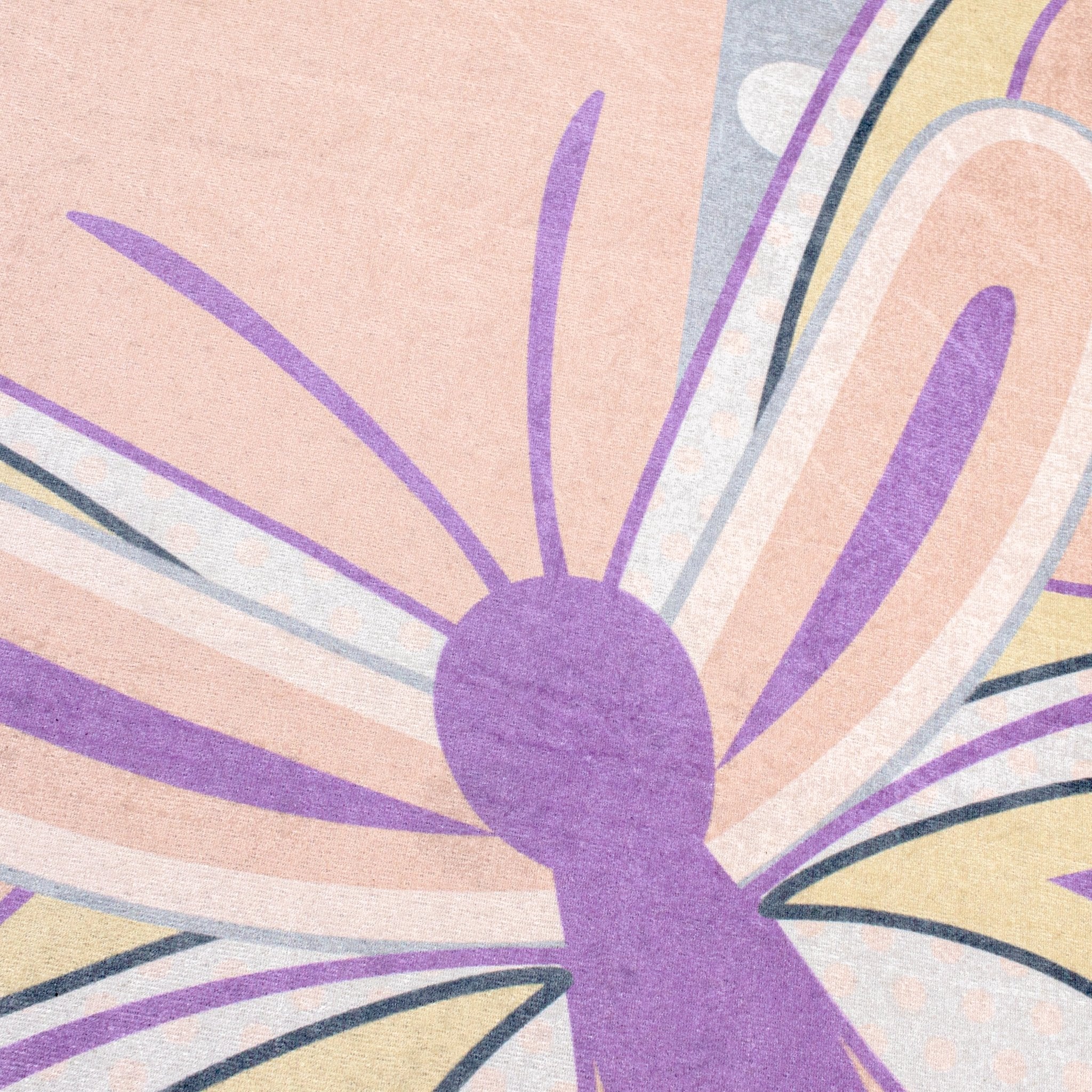 Butterflies and Flowers - Digital Baby Rug