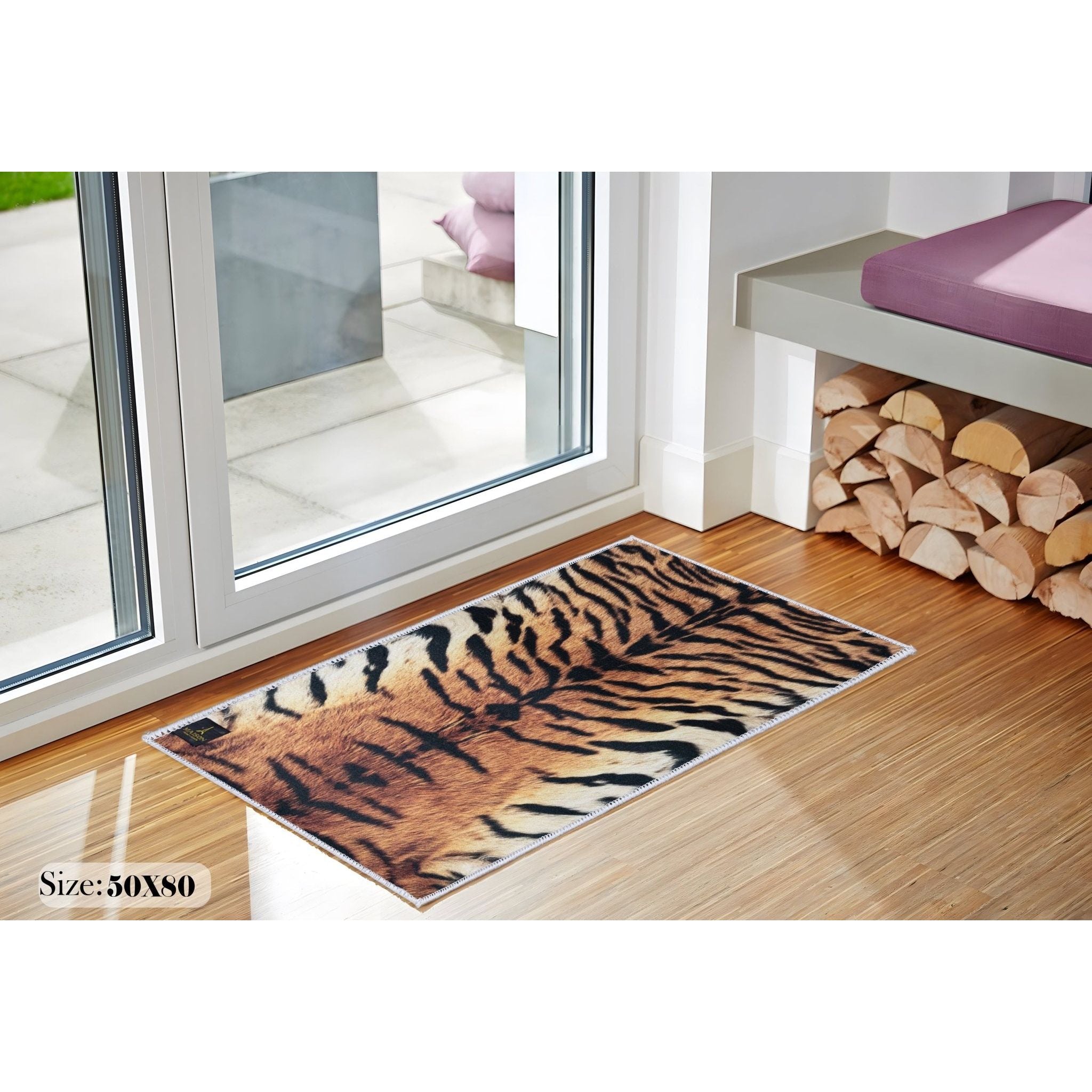 leopard door mat non slip