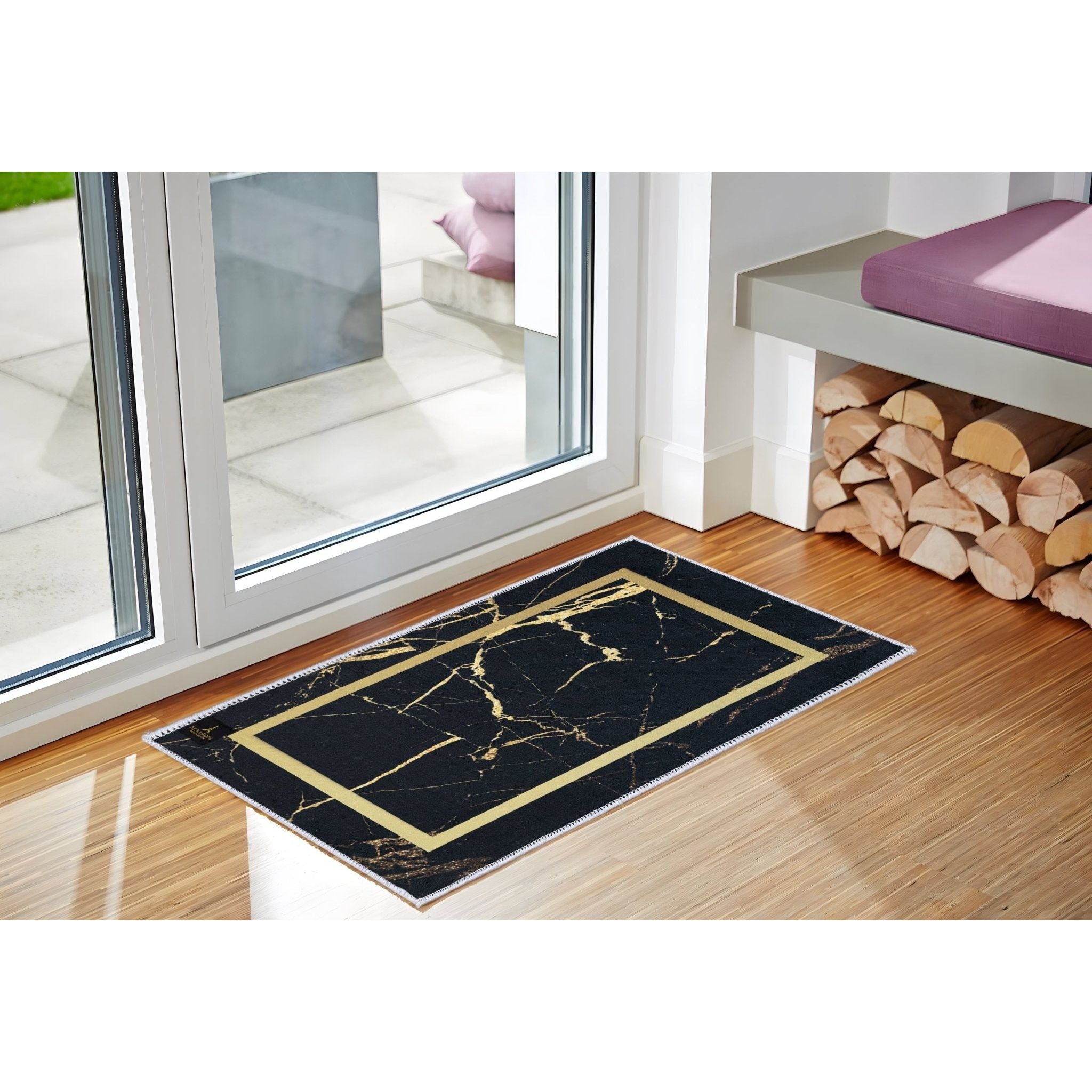 marble door mat durable design