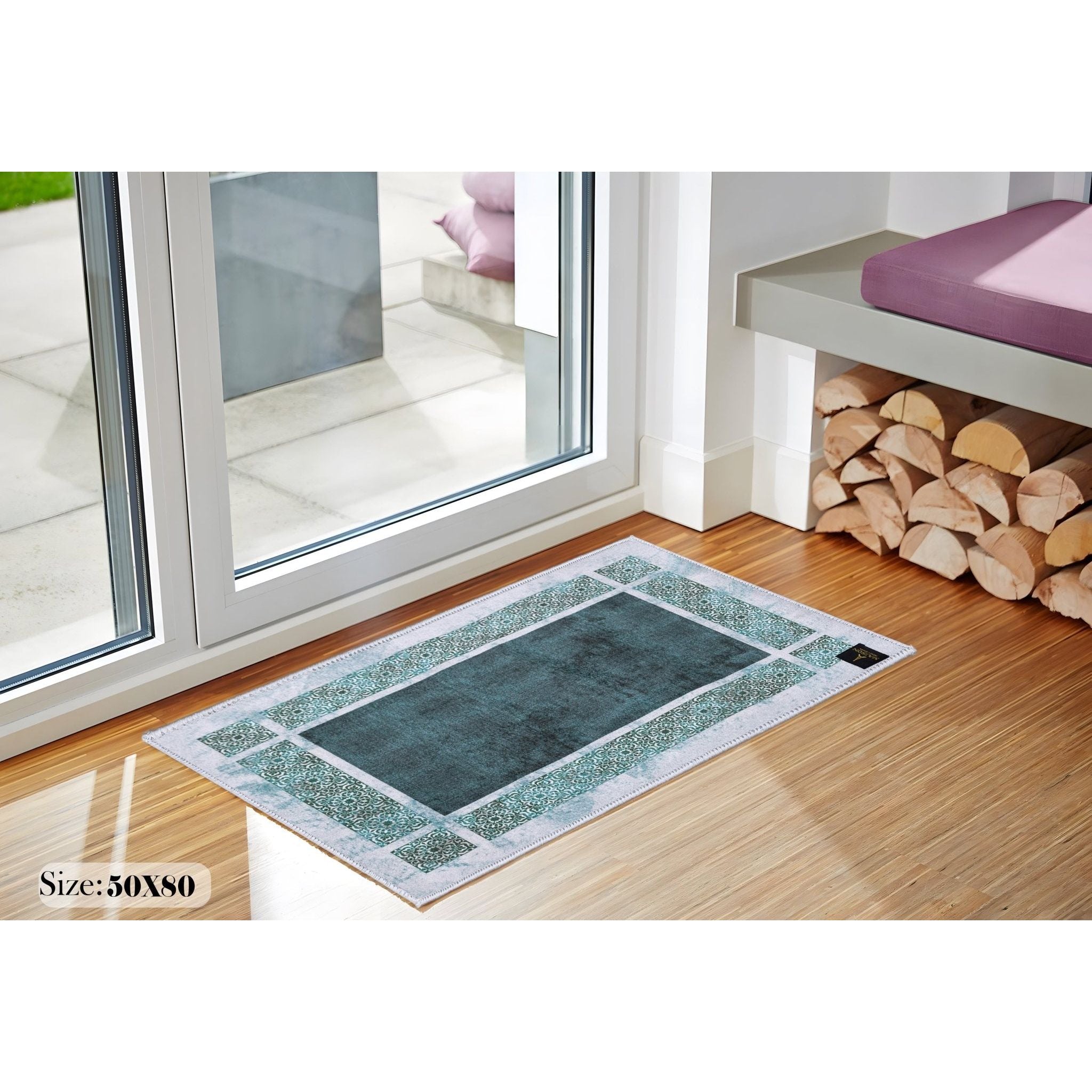 metarug green door mat