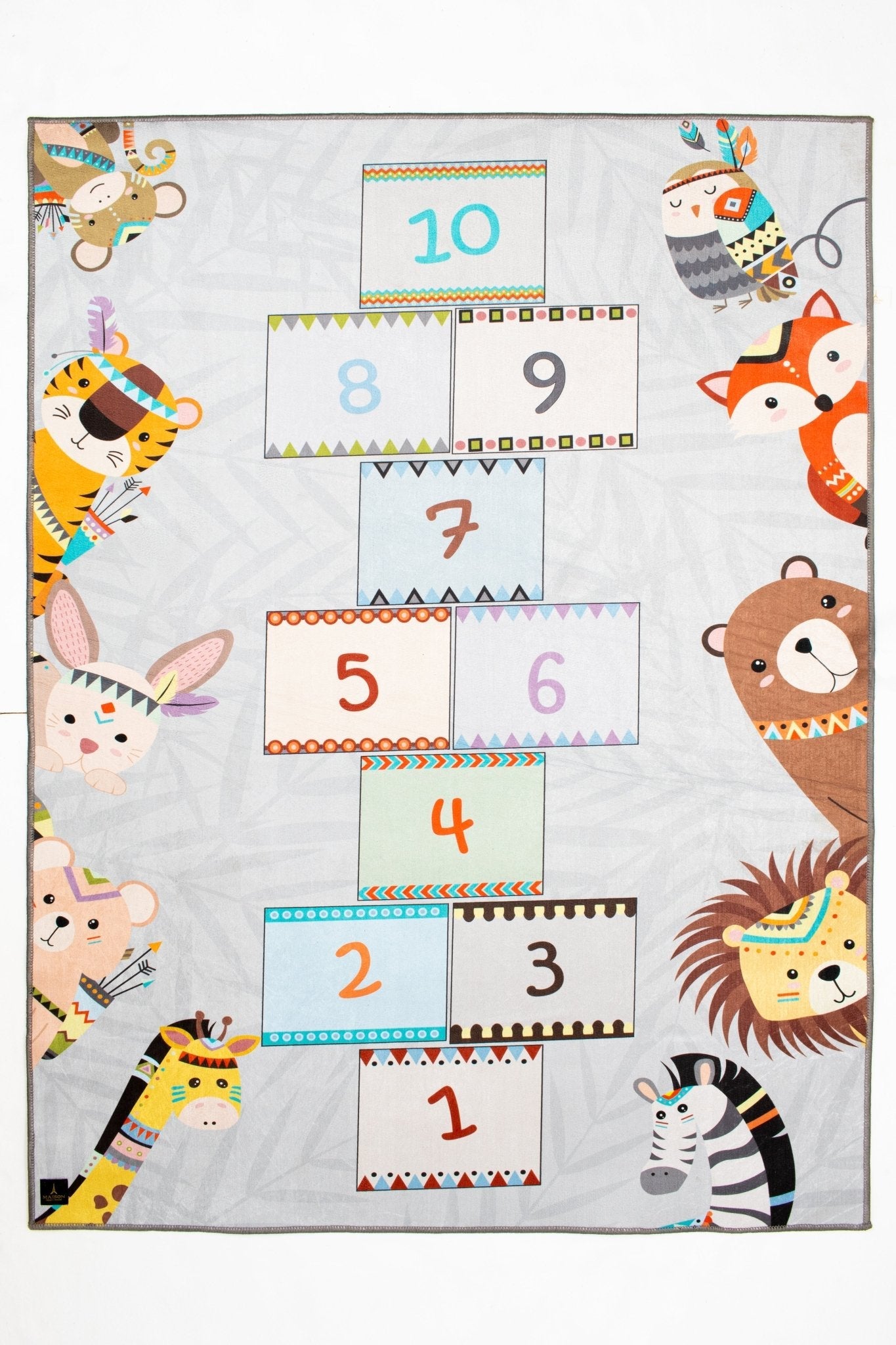 Numbers Journey Rug Kids Digital Carpet