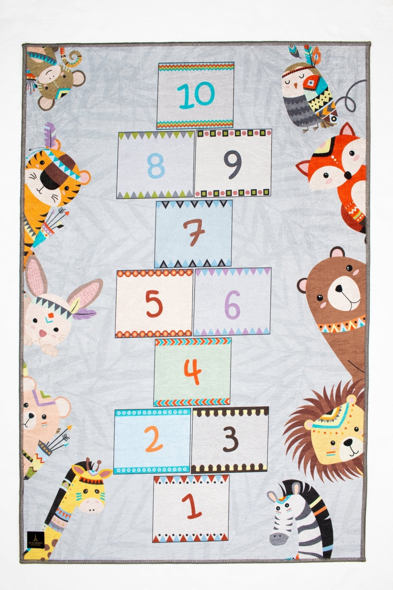 Numbers Journey Rug Kids Digital Carpet