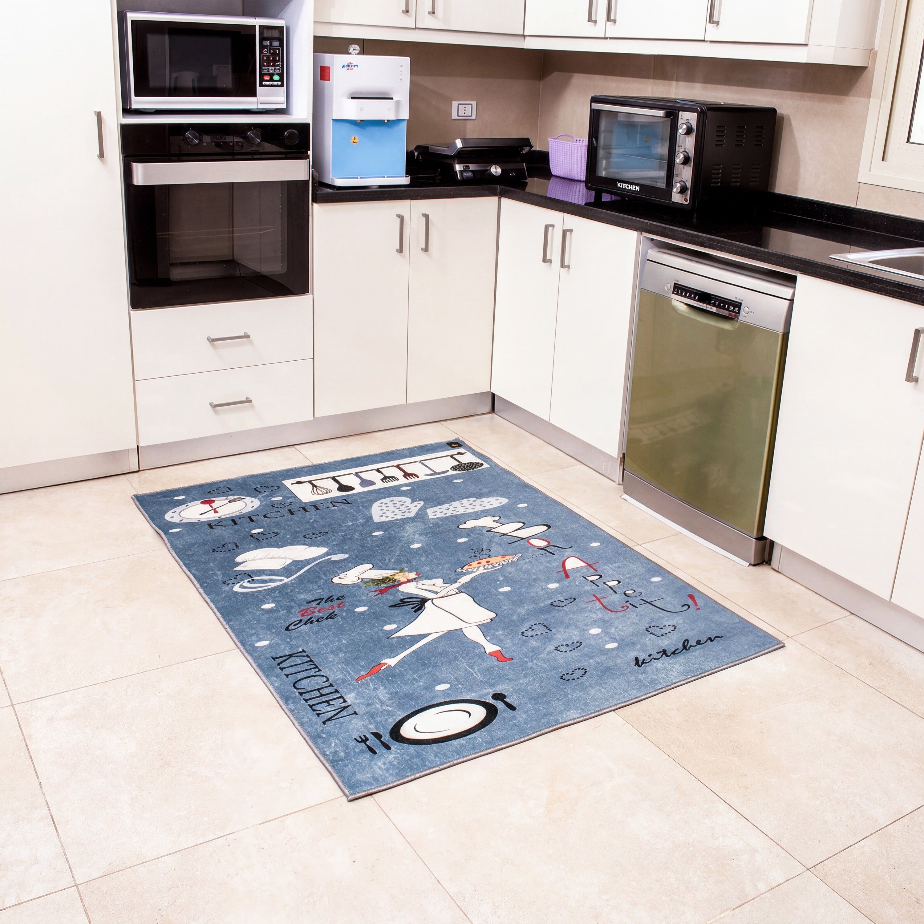 Culinary Digital Kitchen Mat 3D Print