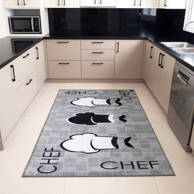 Chef Digital Kitchen Mat 3D Print