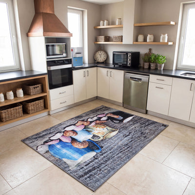 Breakfast Digital Kitchen Mat 3D Print