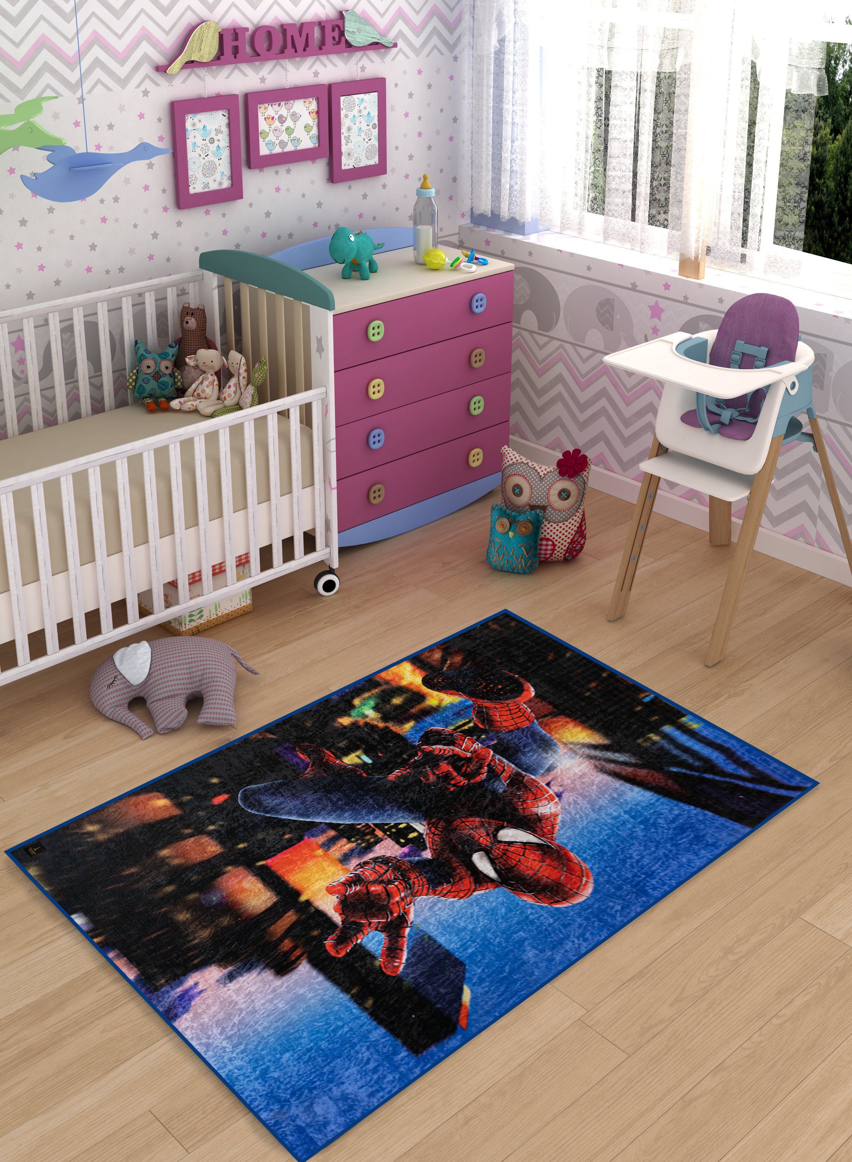 Spider-Man Night Kids Digital Carpet