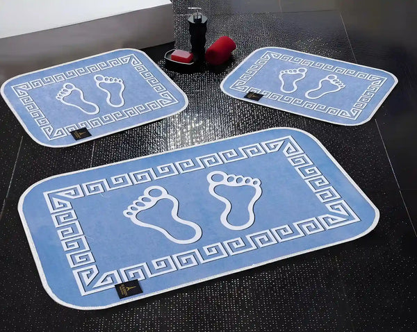Happy Feet 3D Digital Bathroom Mat Non Slip