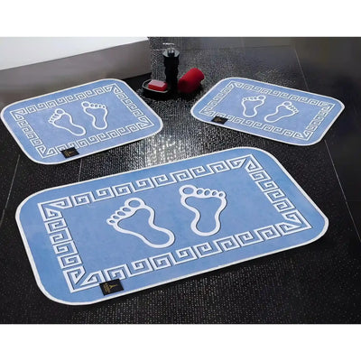 3d digital bathroom mat non