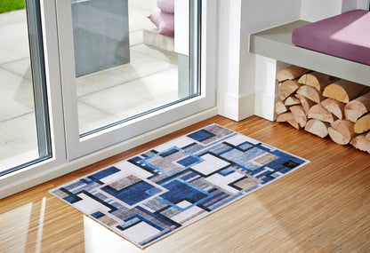Blue Harmony Door Mat