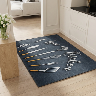 Cooking Zone Digital Kitchen Mat 3D Print