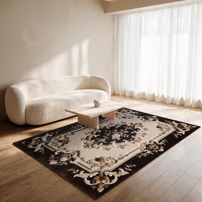 Classic Elegance - (Brown) 7D Digital Carpet Printed
