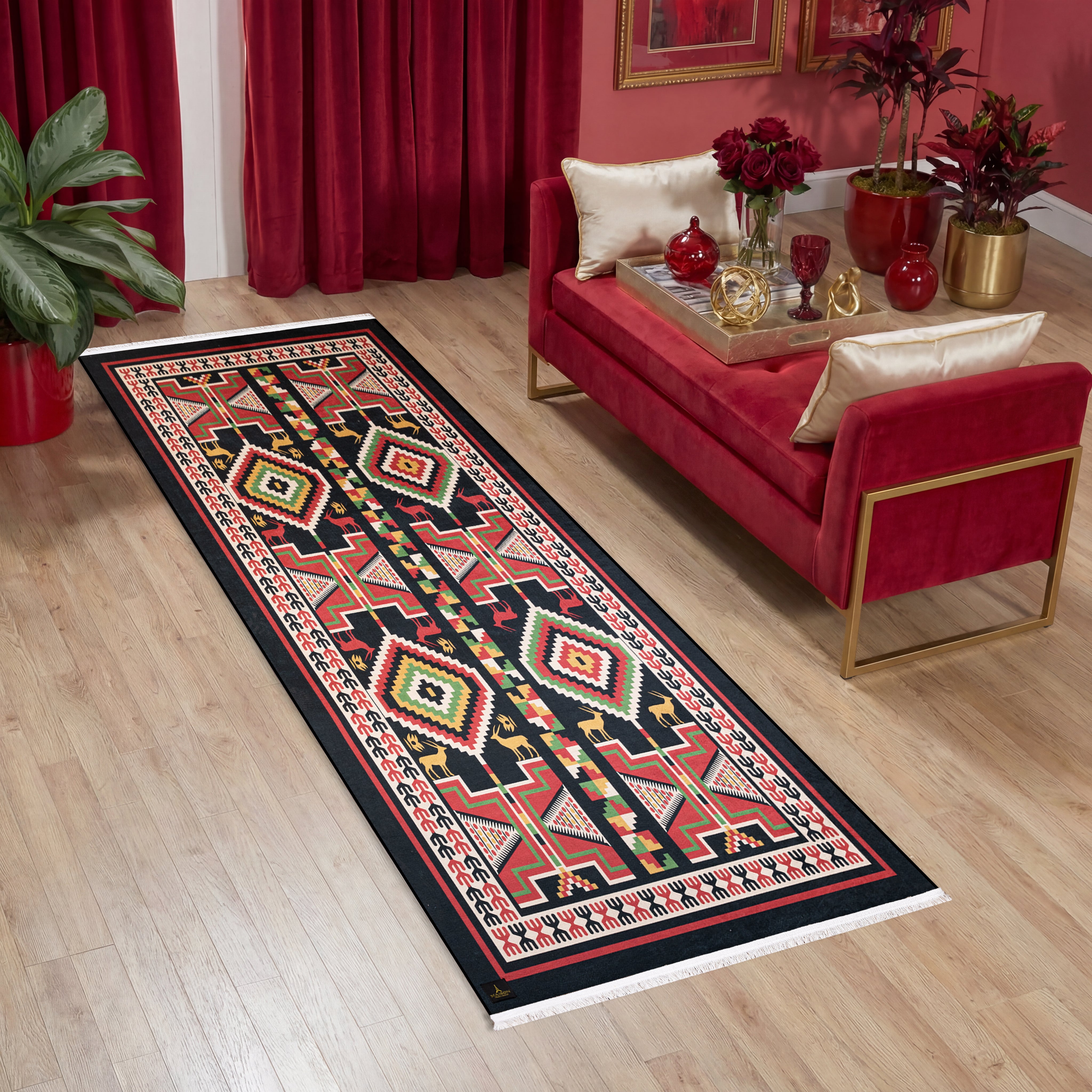 Tribal Spirit digital corridor carpet