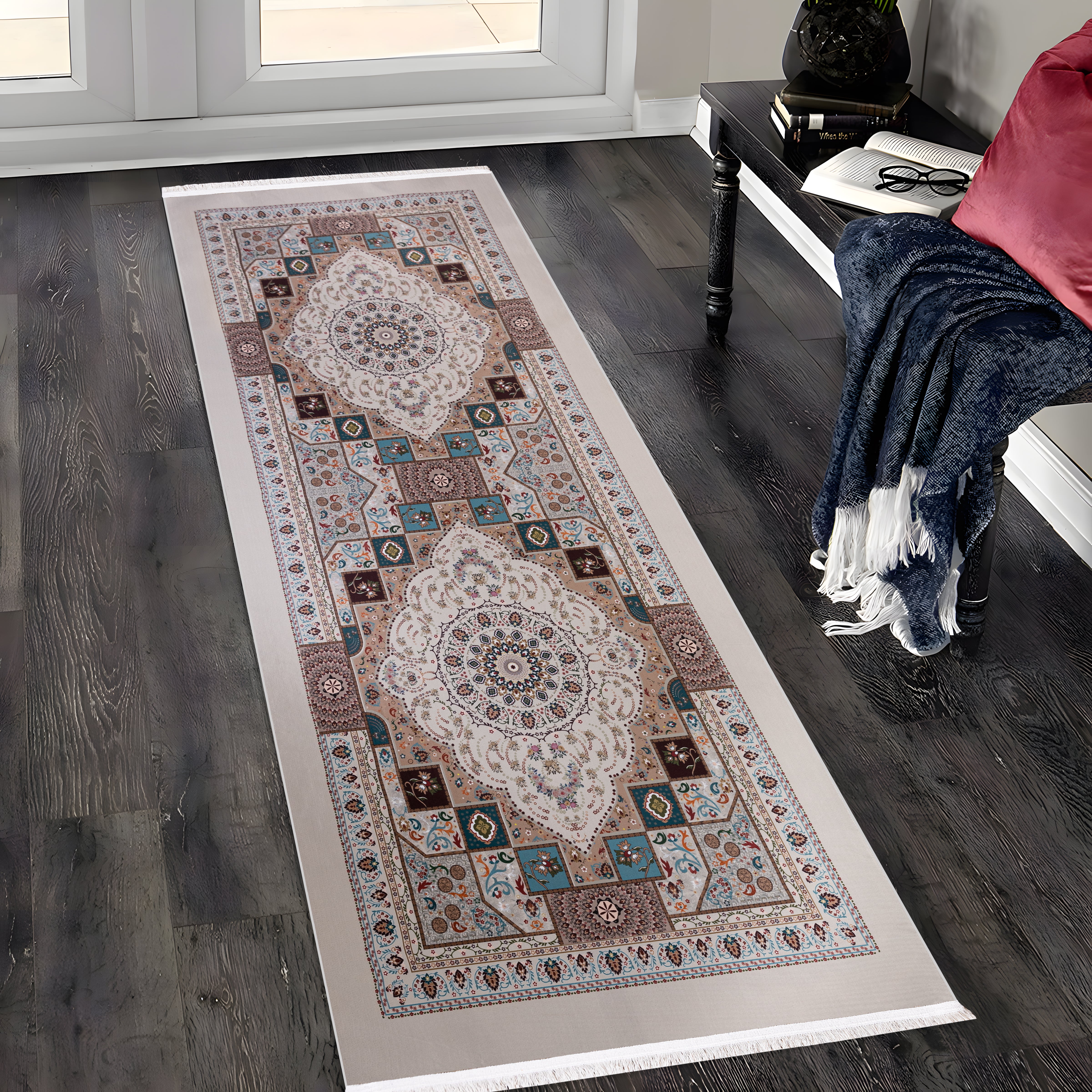 CyberSilk - (Squares) corridor carpet (1x4)