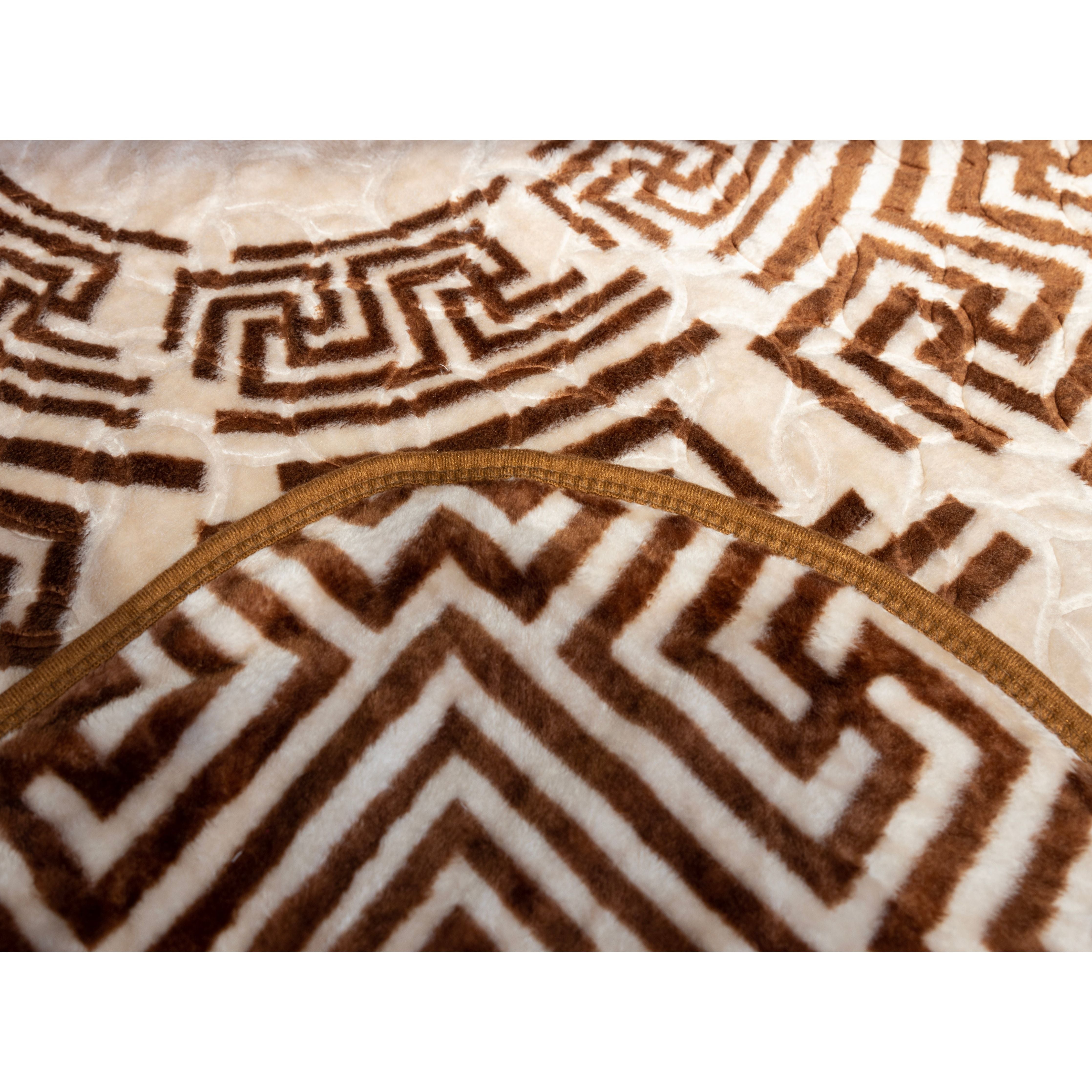 printed french design blanket