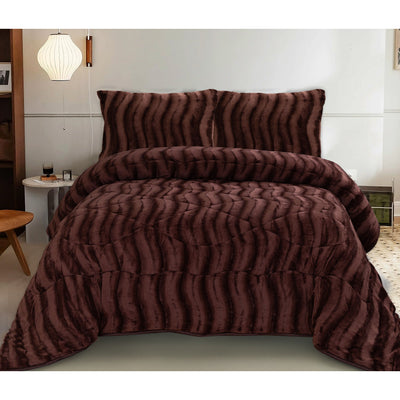 wavy lines quilt blanket cozy