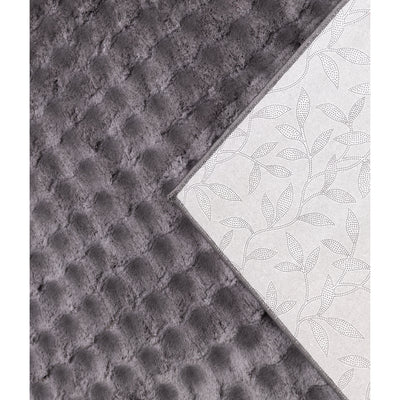 dark grey velvet pile carpet