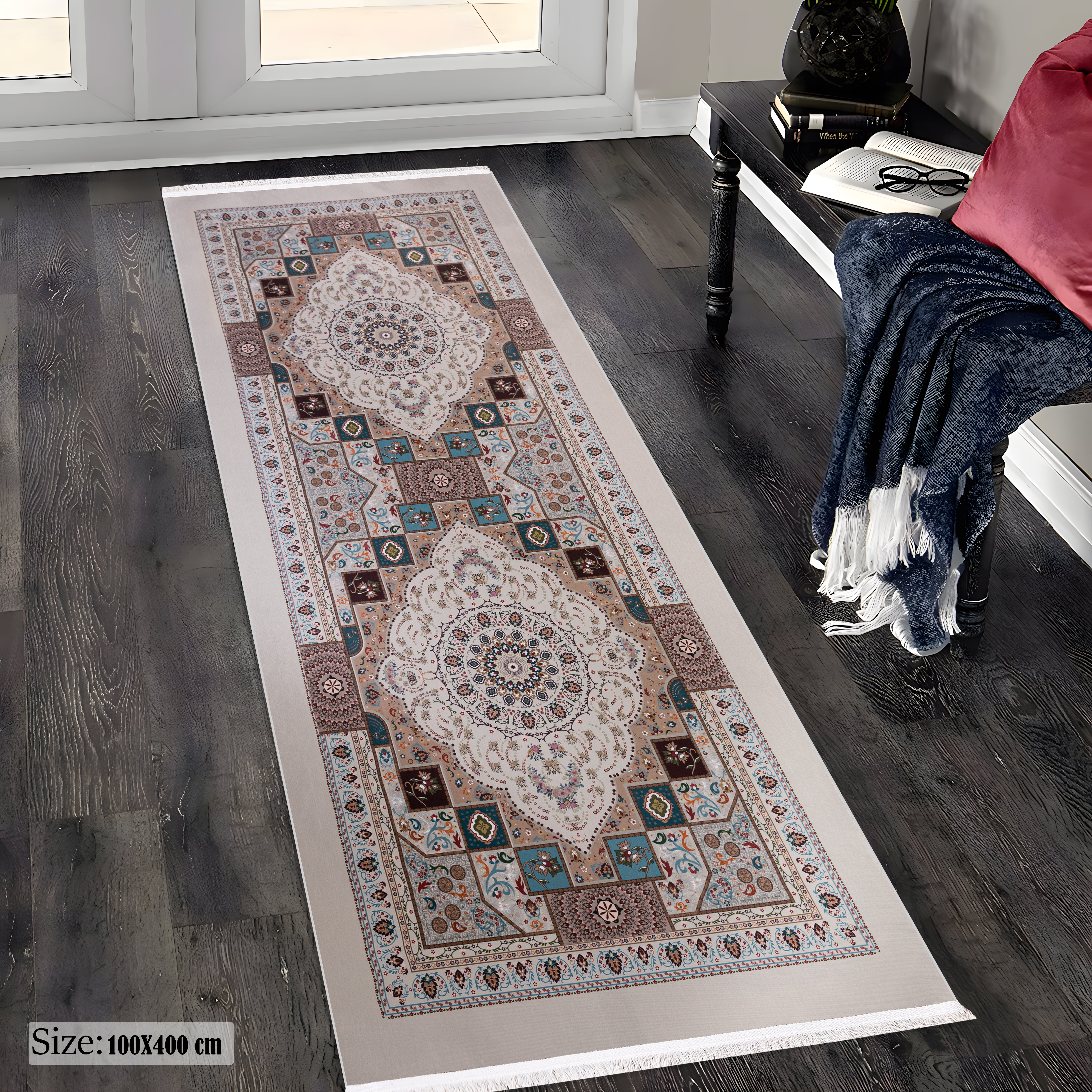 CyberSilk - (Squares) corridor carpet (1x4)