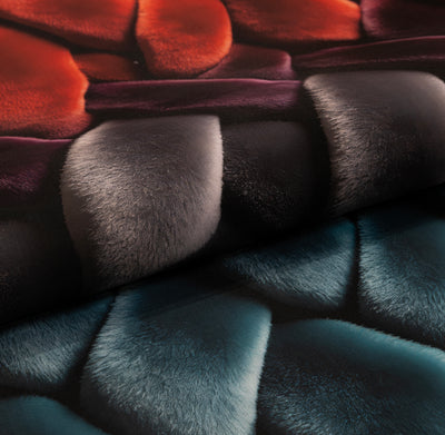 Ribbon Weave - (Orange) 7D Digital Carpet Printed