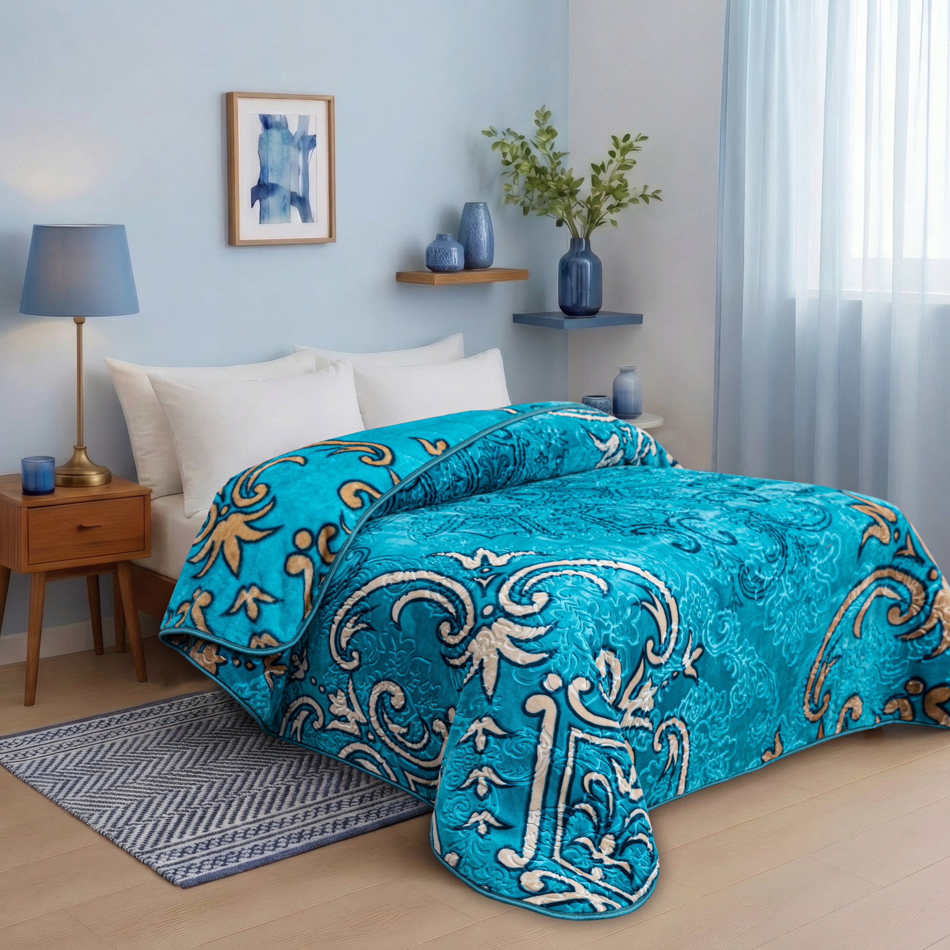 VelvaCloud Blanket (Blue Green) 3.6KG