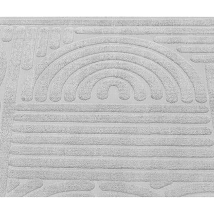Elite Jacquard Corridor Carpet Modern Pattern (Grey)