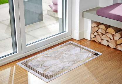 golden square Door Mat